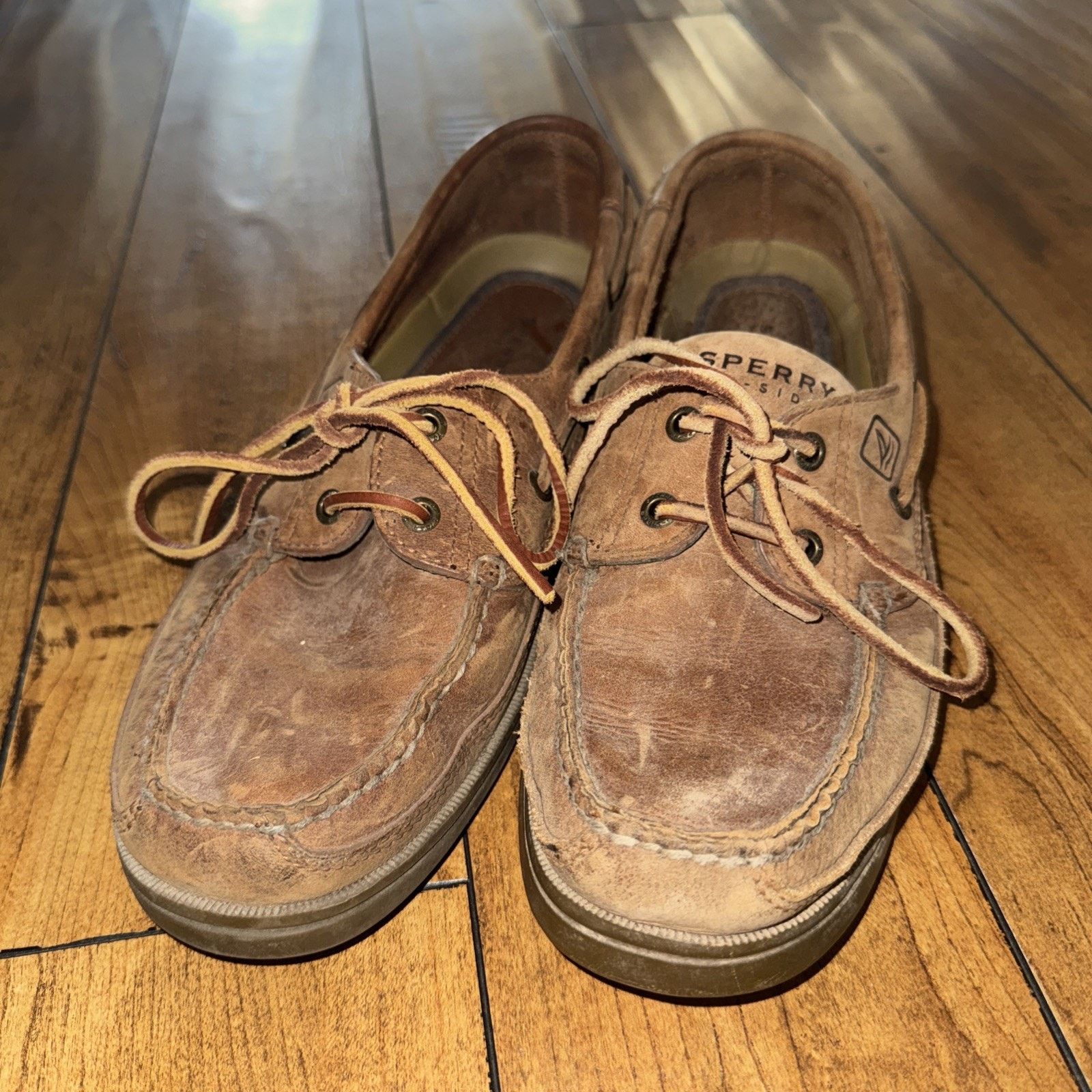 Sperry × Vintage Sperry Top Sider Brown Boat Shoes 10.5 Men Size US 10.5 / EU 43-44 - 1 Thumbnail