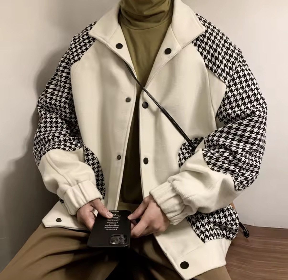 Japanese Brand Japanese Tweed Casual Streetwear Warm Coat Jacket Size US XL / EU 56 / 4 - 1 Thumbnail