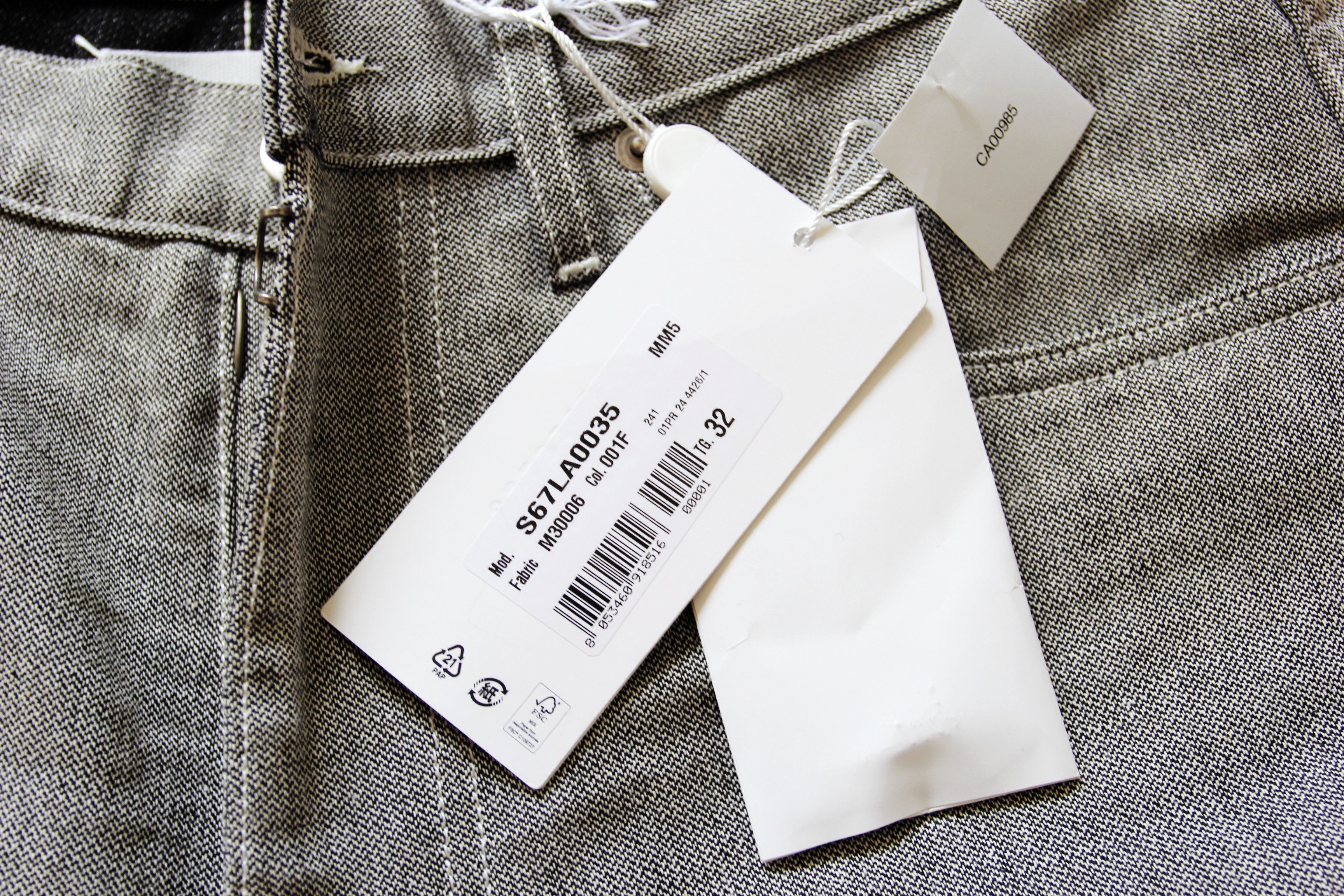 Maison Margiela BNWT SS24 MAISON MARGIELA MELANGE FIVE POCKET PANTS 32 Size US 32 / EU 48 - 8 Thumbnail