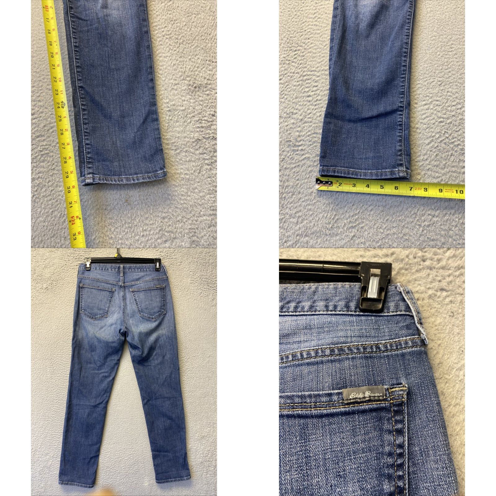Eddie Bauer Eddie Bauer Boyfriend Jeans Womens 6 Mid Rise Stretch 163-26 Size 28" / US 6 / IT 42 - 8 Thumbnail