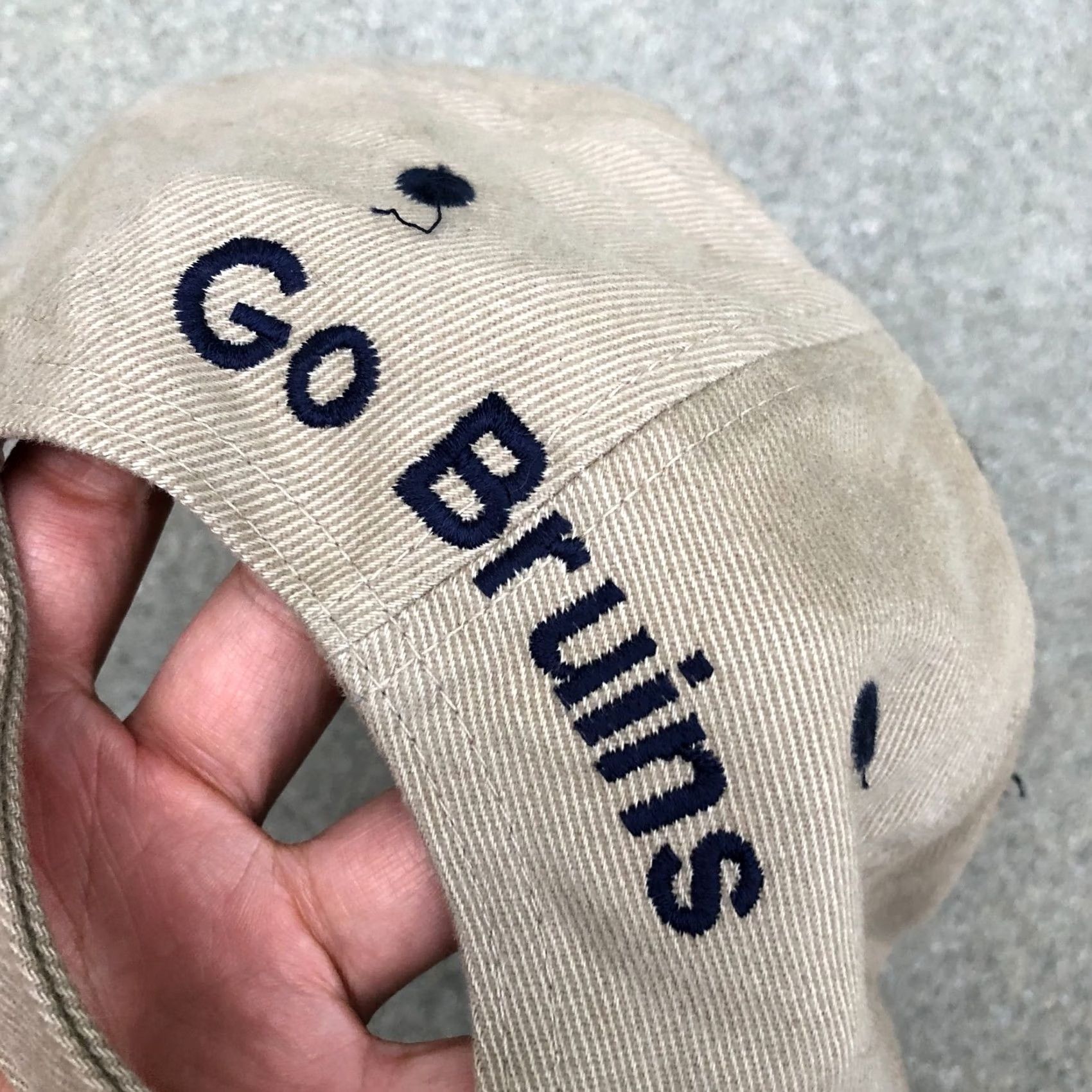 Vintage VTG DUMP USC GO UCLA BRUINS Hat Men's Baseball Cap FALCON HEADWEAR Beige One Size Adjustable Cotton Baseball Cap Mens Bruins Sports Hat Size ONE SIZE - 5 Thumbnail
