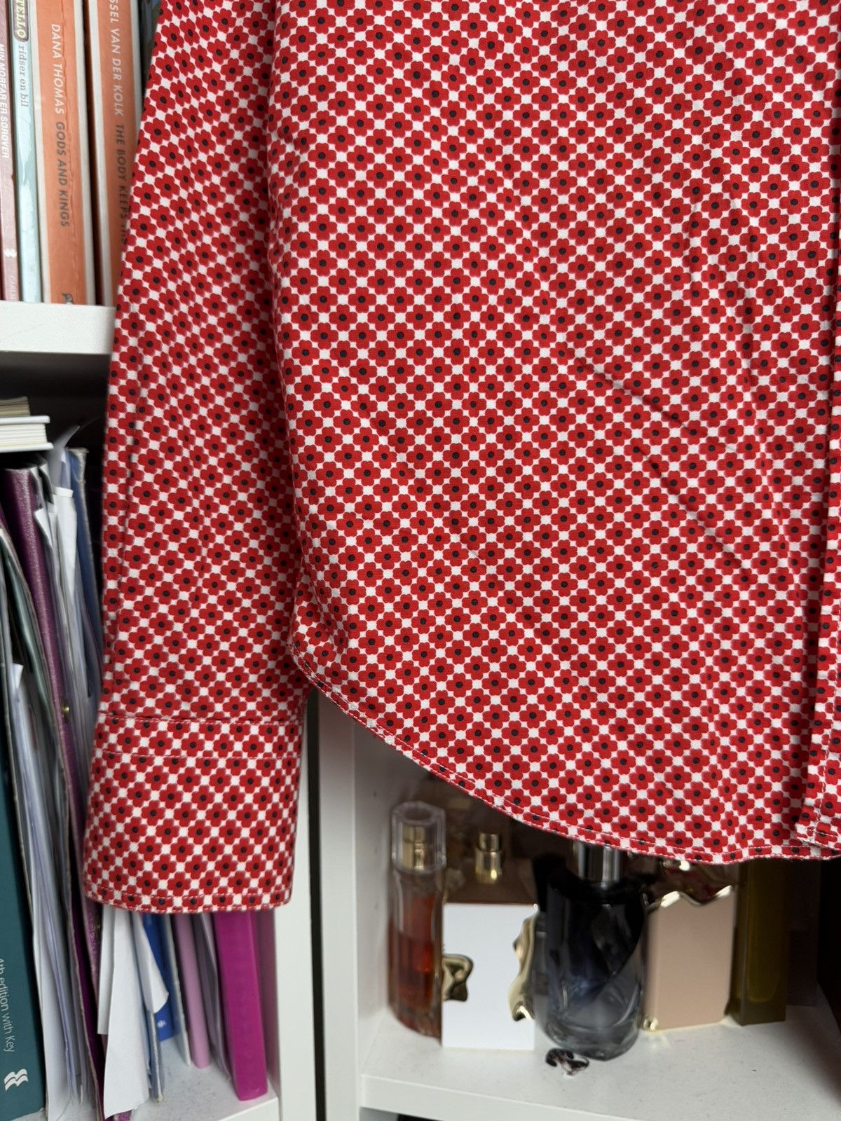 Burberry × Vintage Vintage y2k Thomas Burberry poppy all over print shirt L rare Size US L / EU 52-54 / 3 - 9 Thumbnail