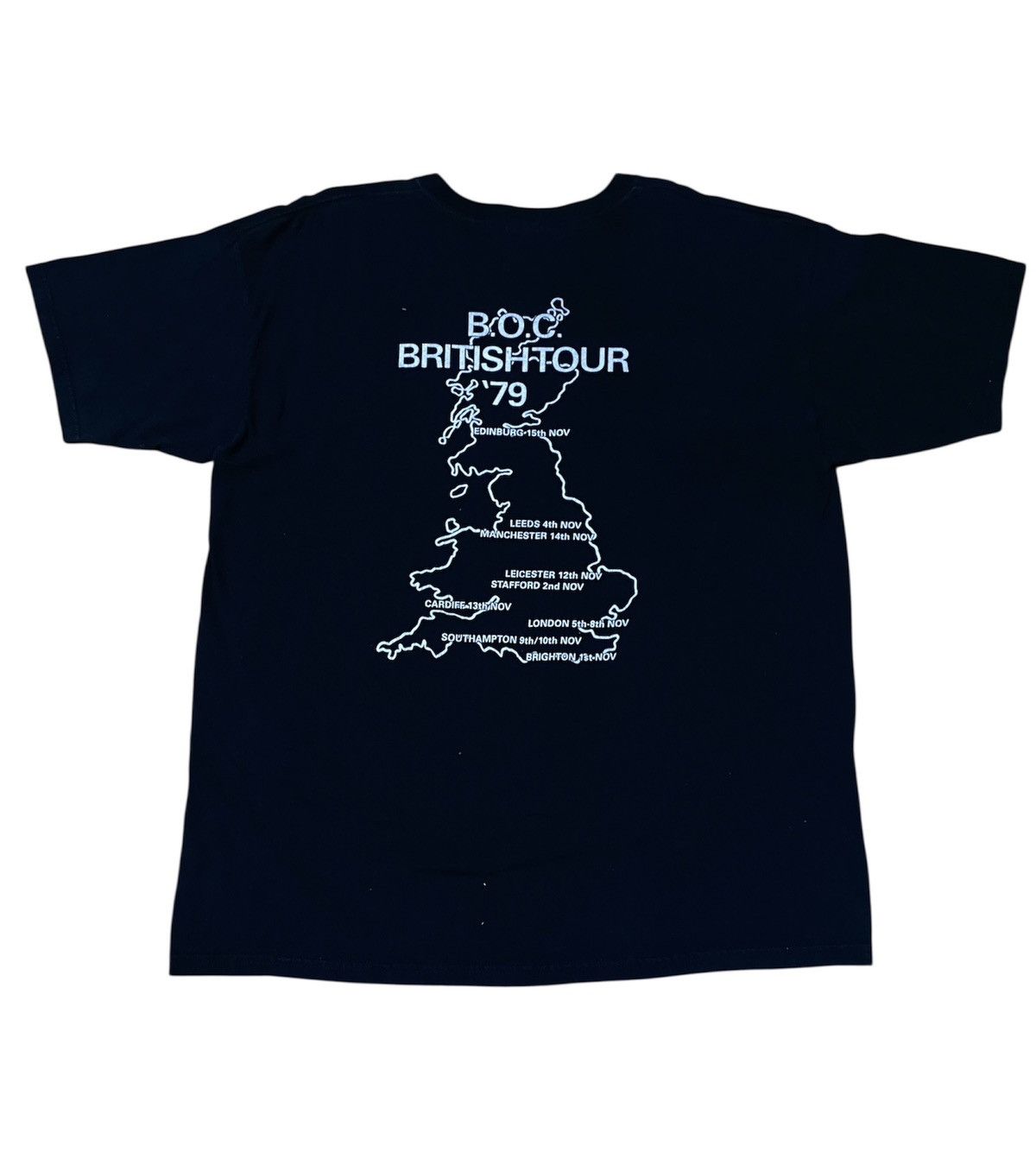 Band Tees Vintage Y2K Blue Oyster Cult Indie Britpop British Tour ‘79 Size US XL / EU 56 / 4 - 3 Thumbnail