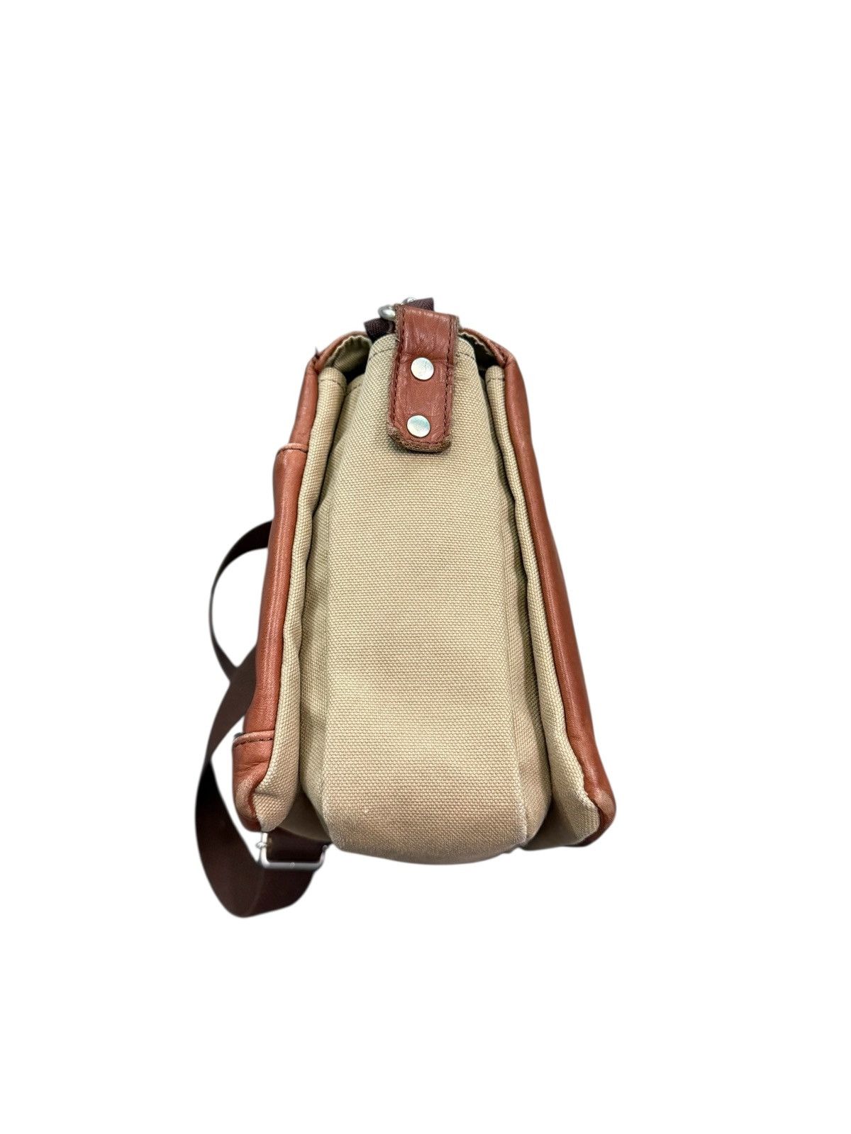 Japanese Brand RARE BAGGY PORT LEATHER CROSSBODY BAG Size ONE SIZE - 10 Thumbnail