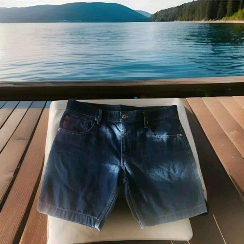 Moschino Love Moschino Men's Shorts Blue Jeans Size 34 Size US 34 / EU 50 - 1 Thumbnail