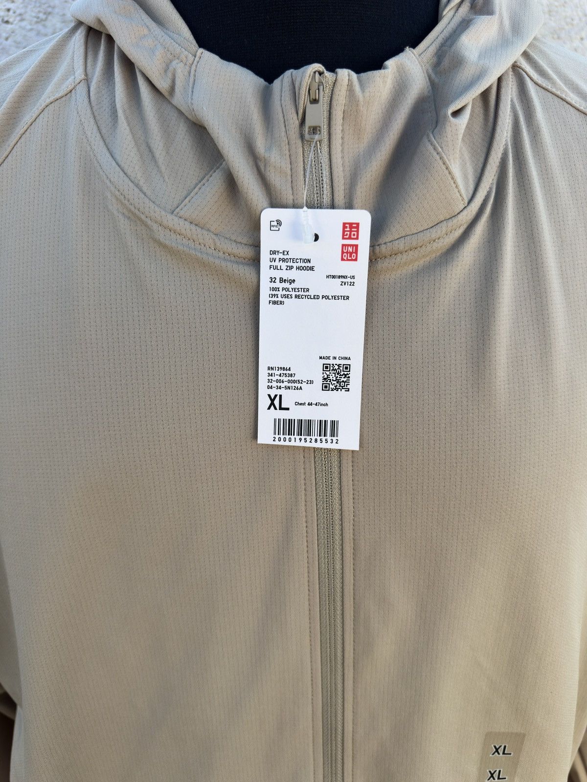 Uniqlo New Uniqlo Dry-Ex Cut Full Zip Hoodie Lightweight Men's XL Size US XL / EU 56 / 4 - 3 Thumbnail