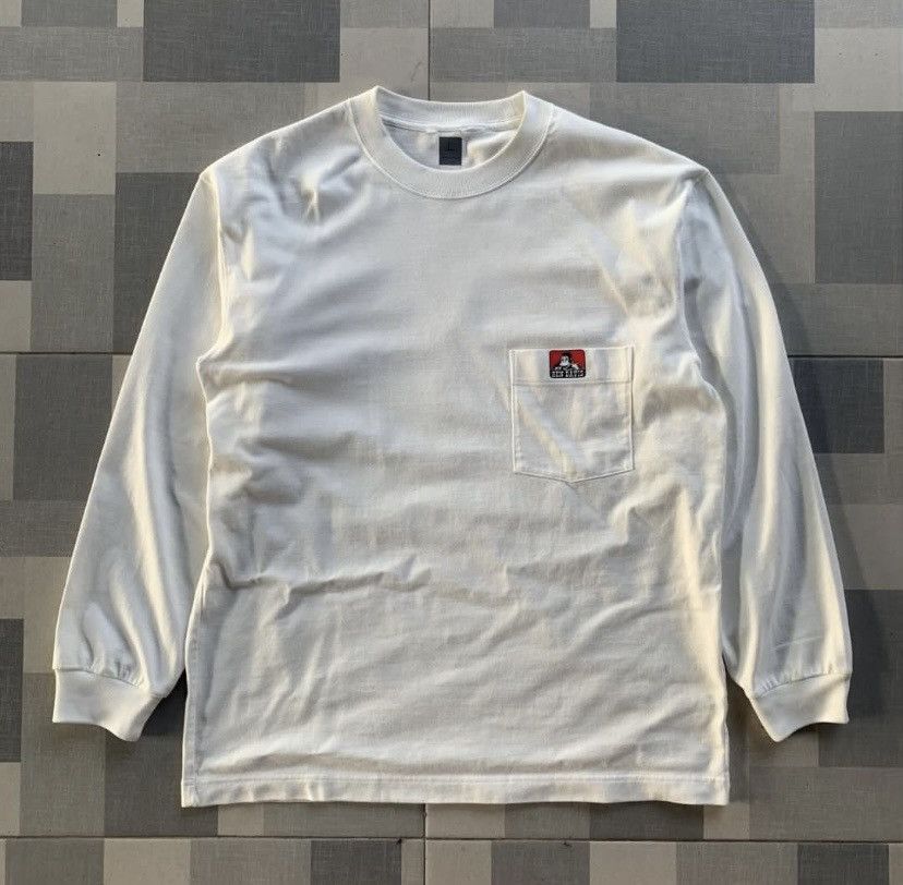 Ben Davis × Vintage Long Sleeve Ben Davis Big Loggo Size US L / EU 52-54 / 3 - 2 Thumbnail