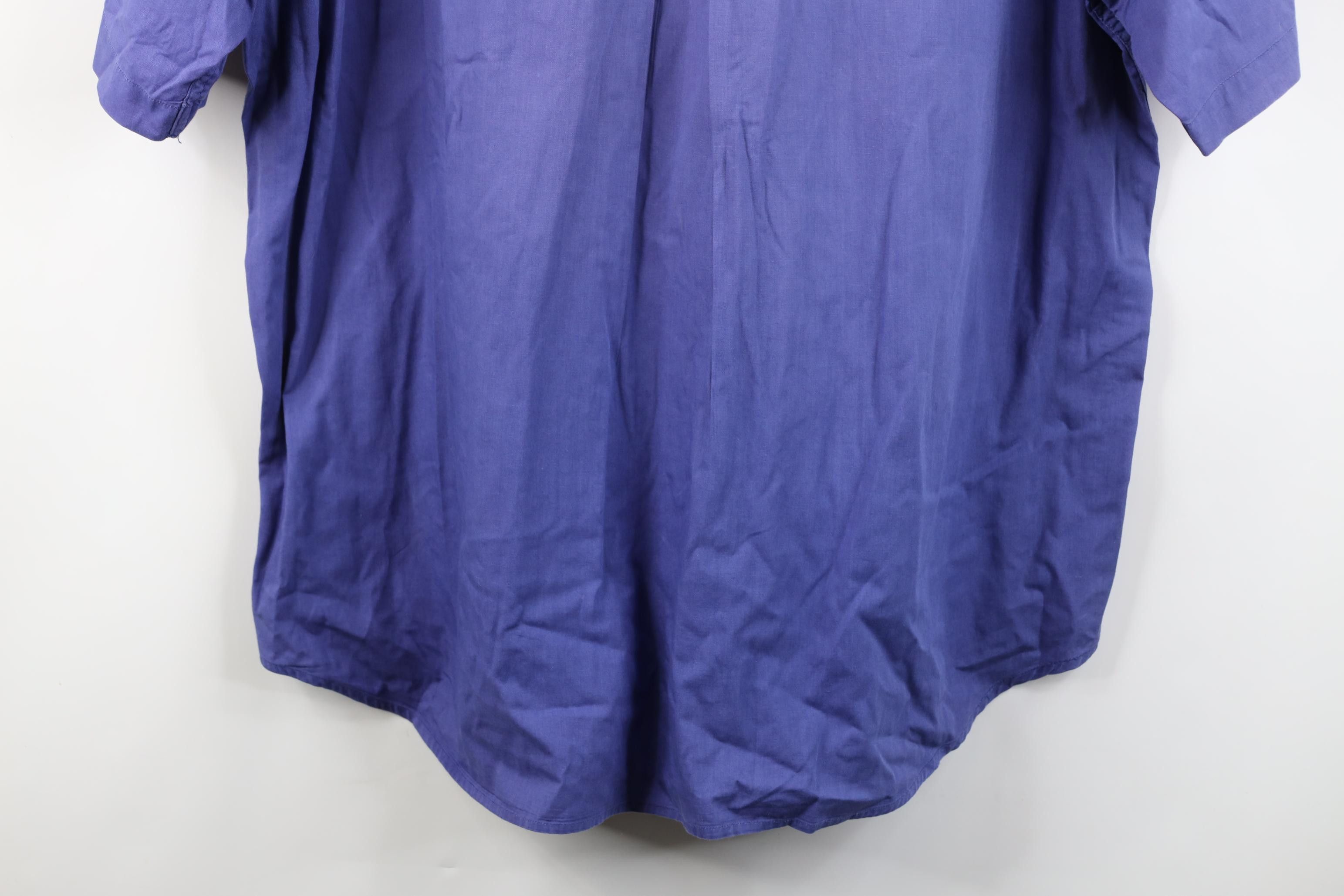 Vintage Vintage 90s Streetwear Short Sleeve Collared Button Shirt Size US XL / EU 56 / 4 - 14 Thumbnail