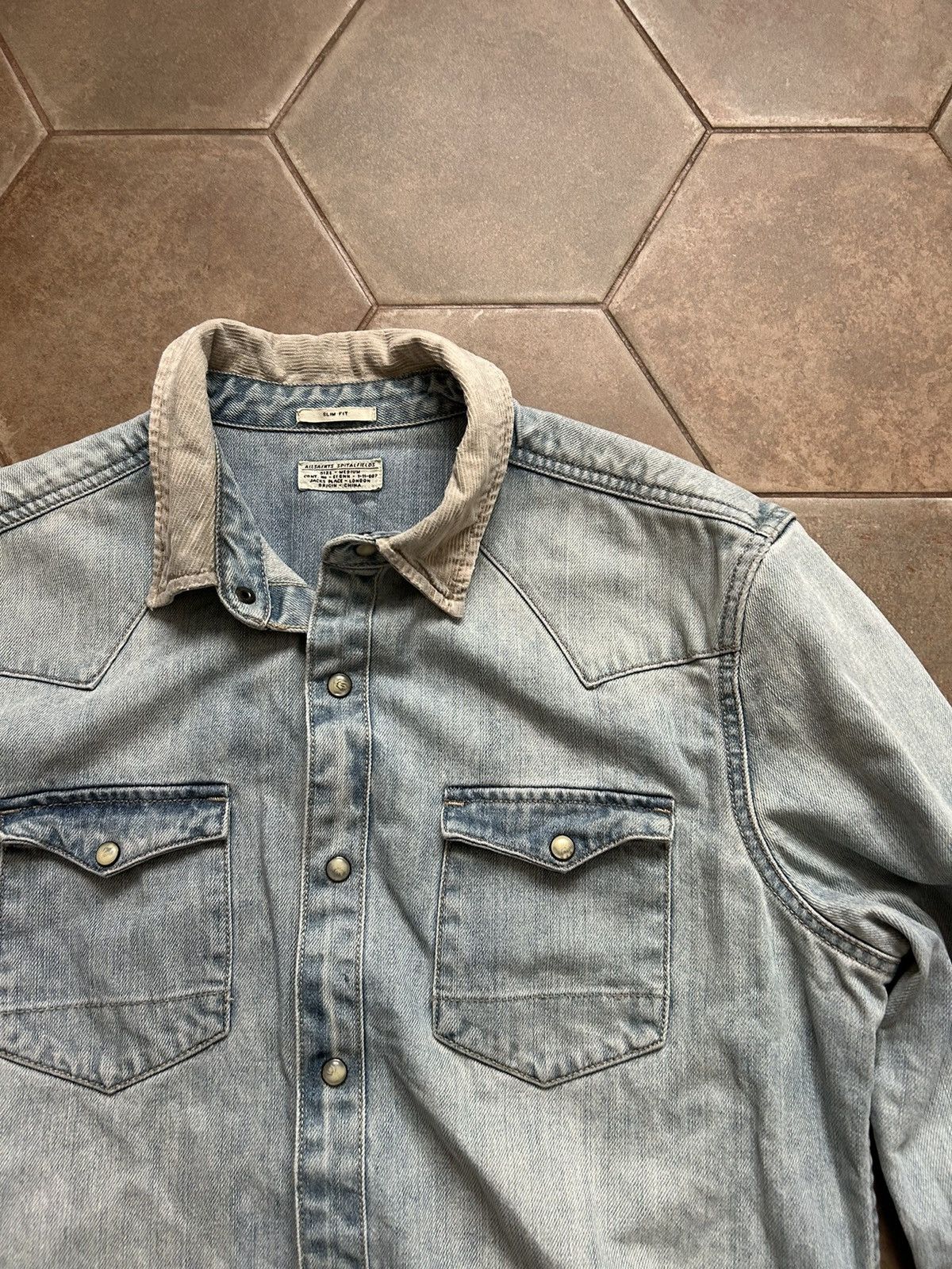 Allsaints ALL SAINT premium denim shirt western jeans Size US M / EU 48-50 / 2 - 4 Thumbnail