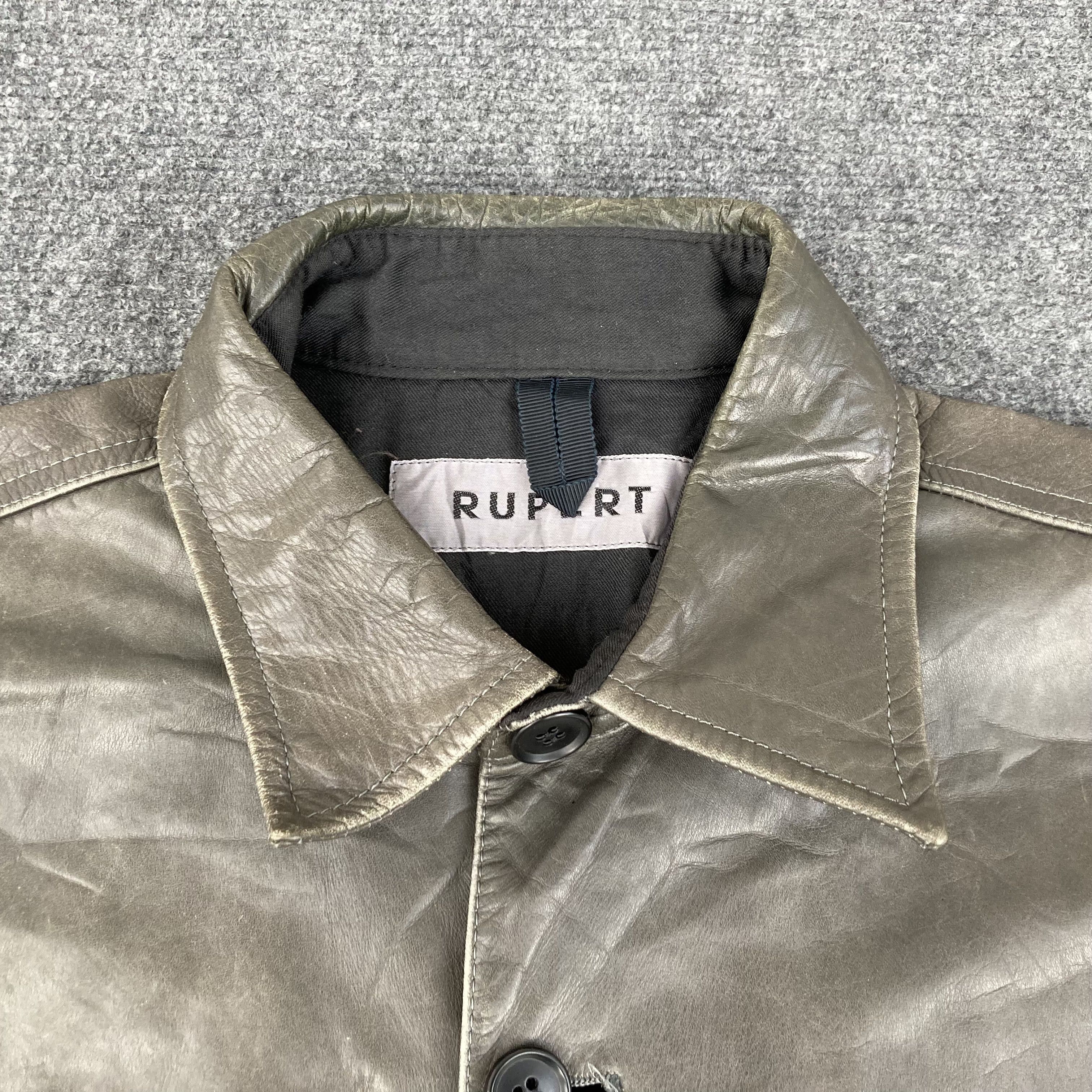 Designer × Japanese Brand Vtg Rupert Japanese Brand Leather Jacket Size US S / EU 44-46 / 1 - 3 Thumbnail