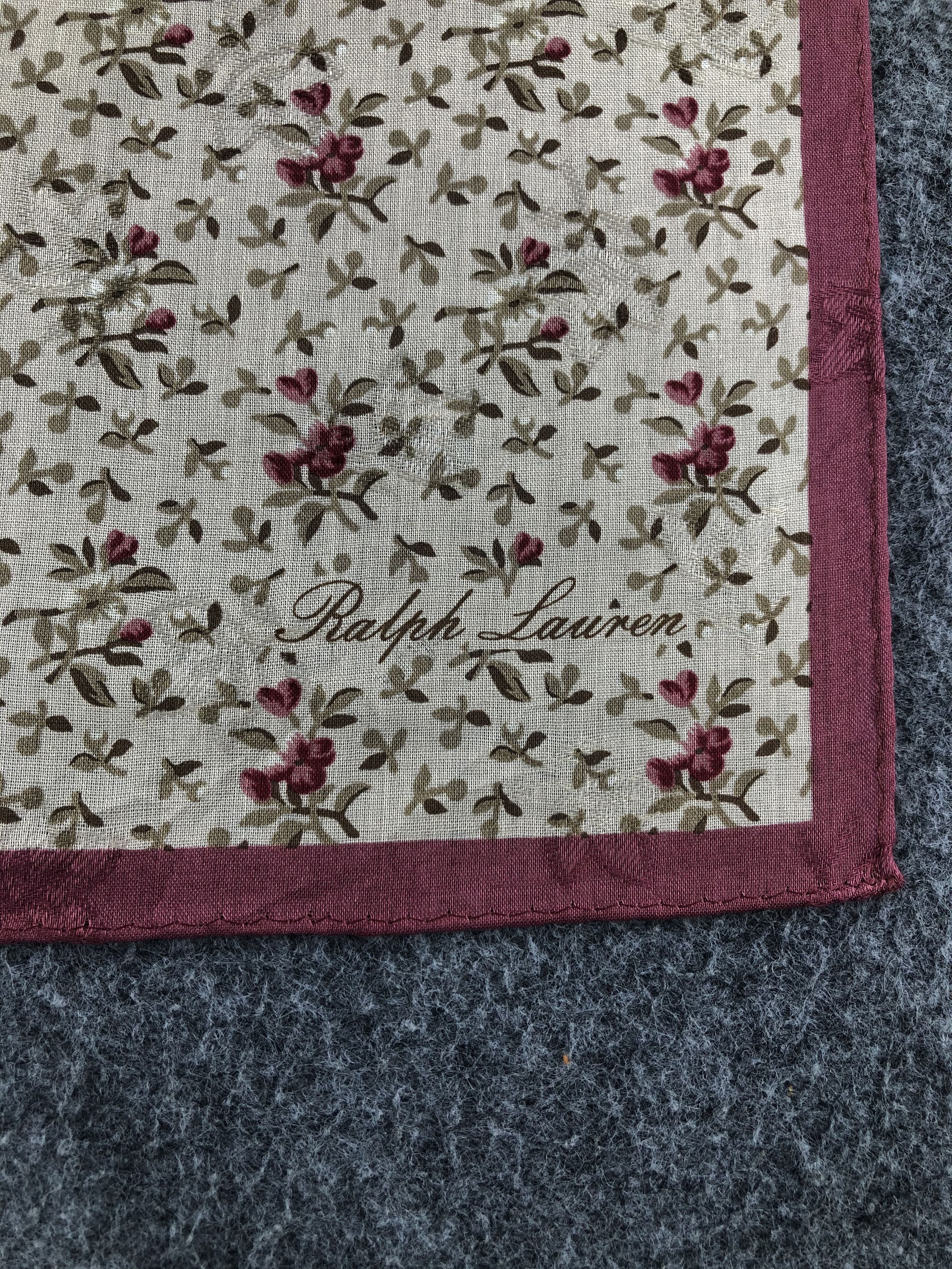 Ralph Lauren × Vintage Ralph Lauren Handkerchief / Bandana / Neckerchief Size ONE SIZE - 5 Thumbnail
