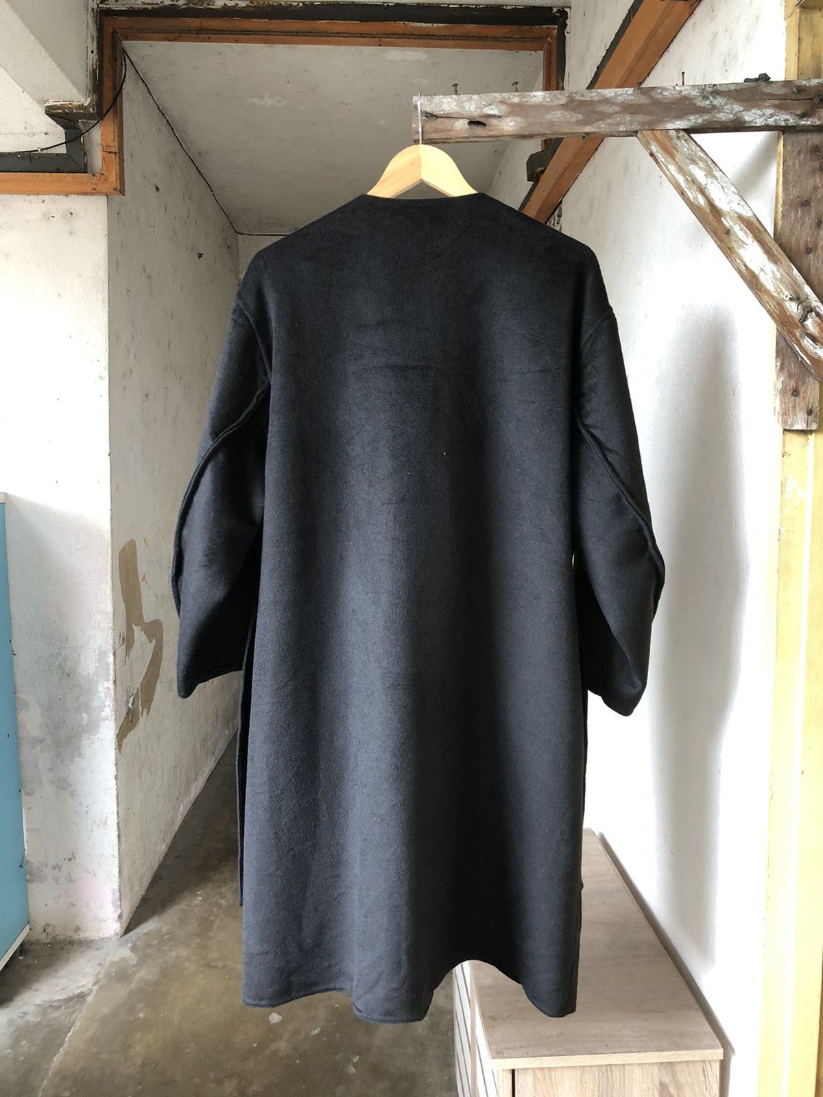 Theory Yohji Yamamoto Style Theory x Uniqlo Wool Long Coat Baggy Size S / US 4 / IT 40 - 9 Thumbnail