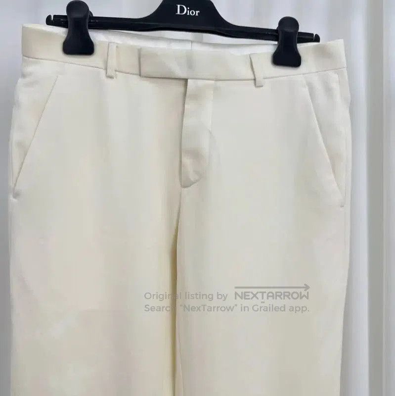 Dior Dior Cream Wool Casual Pants for Men . Size US 27 - 3 Thumbnail
