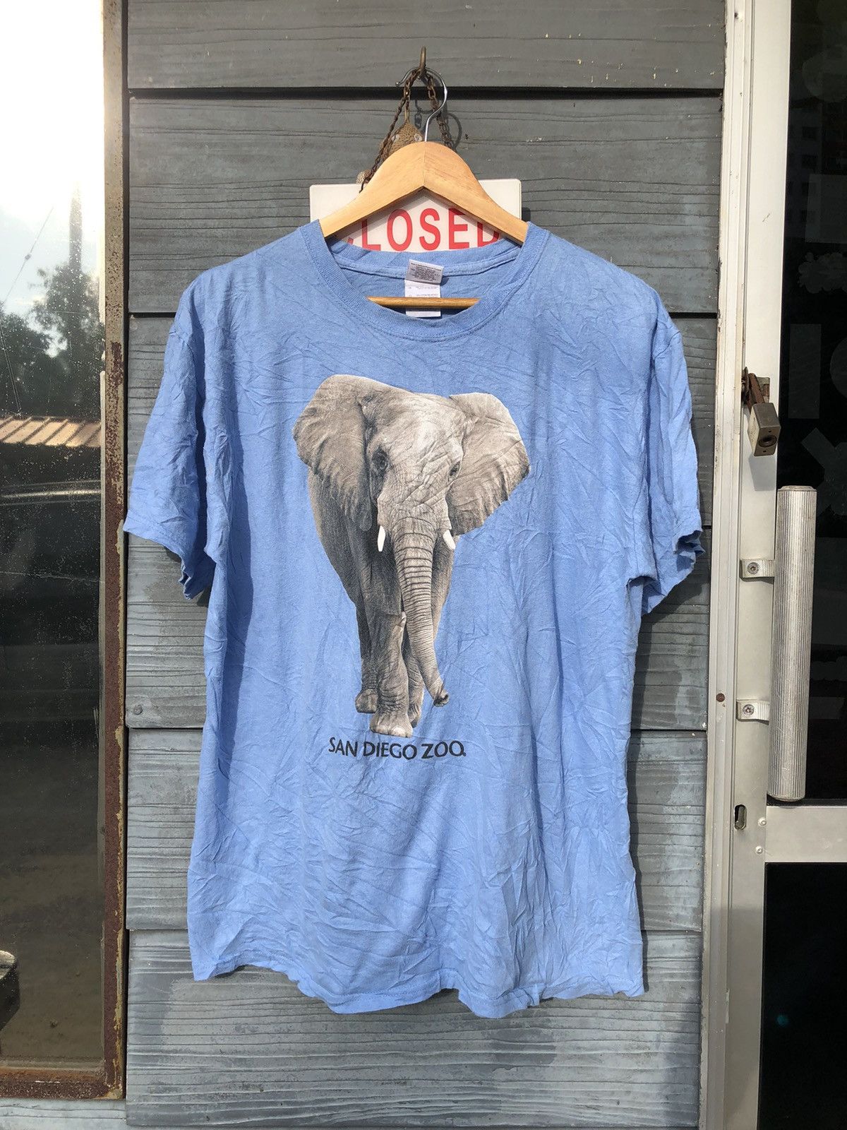 The Mountain × Vintage Vintage Y2K Elephant San Diego Zoo Mirror Printed Tee Size US L / EU 52-54 / 3 - 1 Thumbnail