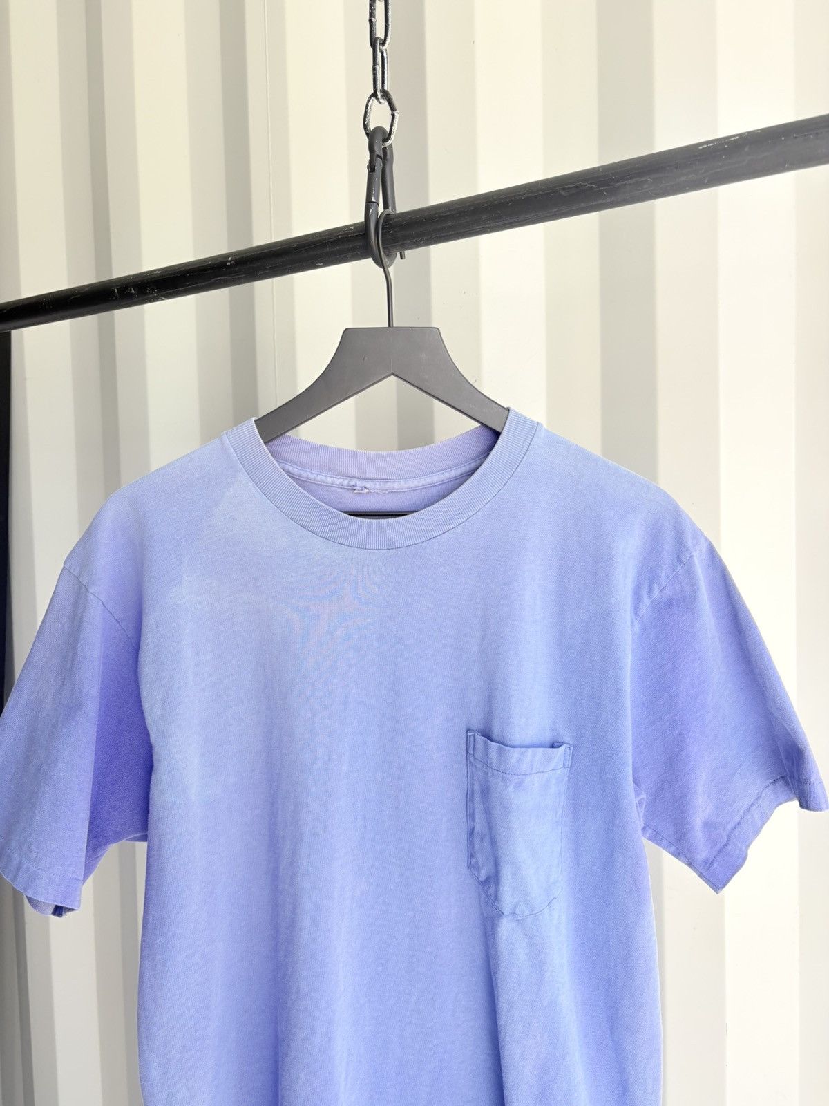 Vintage Vintage Blank Faded Shirt Distressed Grunge Thrashed Size US XL / EU 56 / 4 - 3 Thumbnail