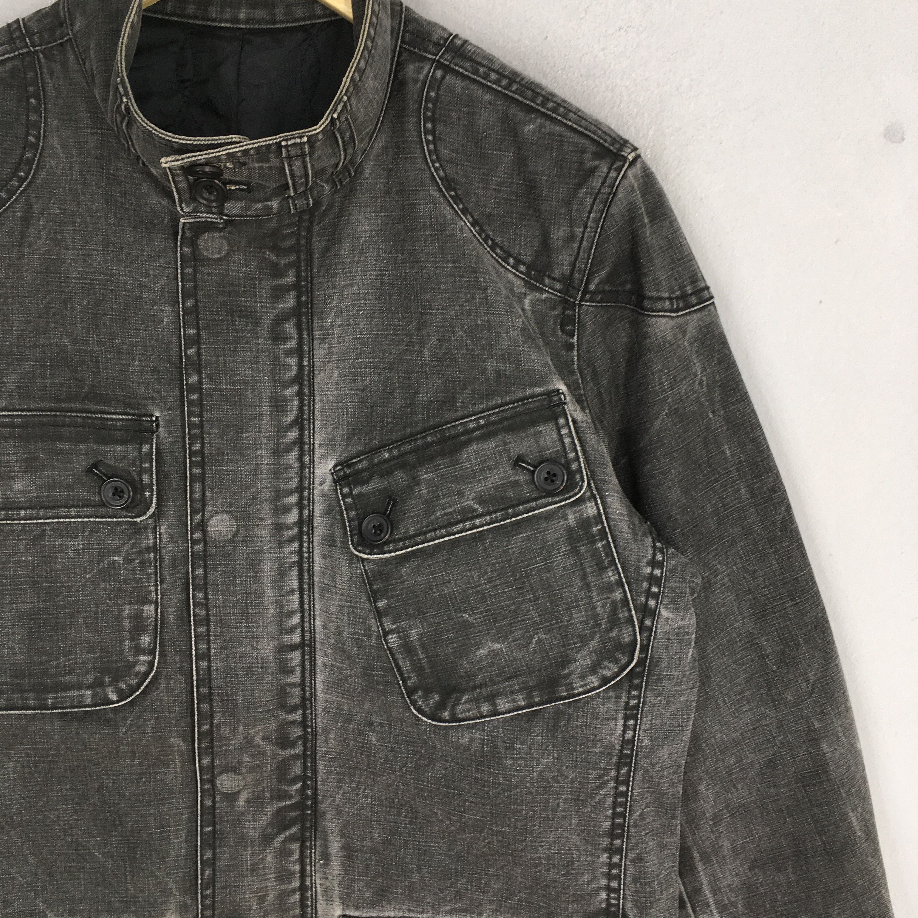 Japanese Brand Vintage Japanese Workwear Denim Jeans Jacket Medium Size US M / EU 48-50 / 2 - 4 Thumbnail