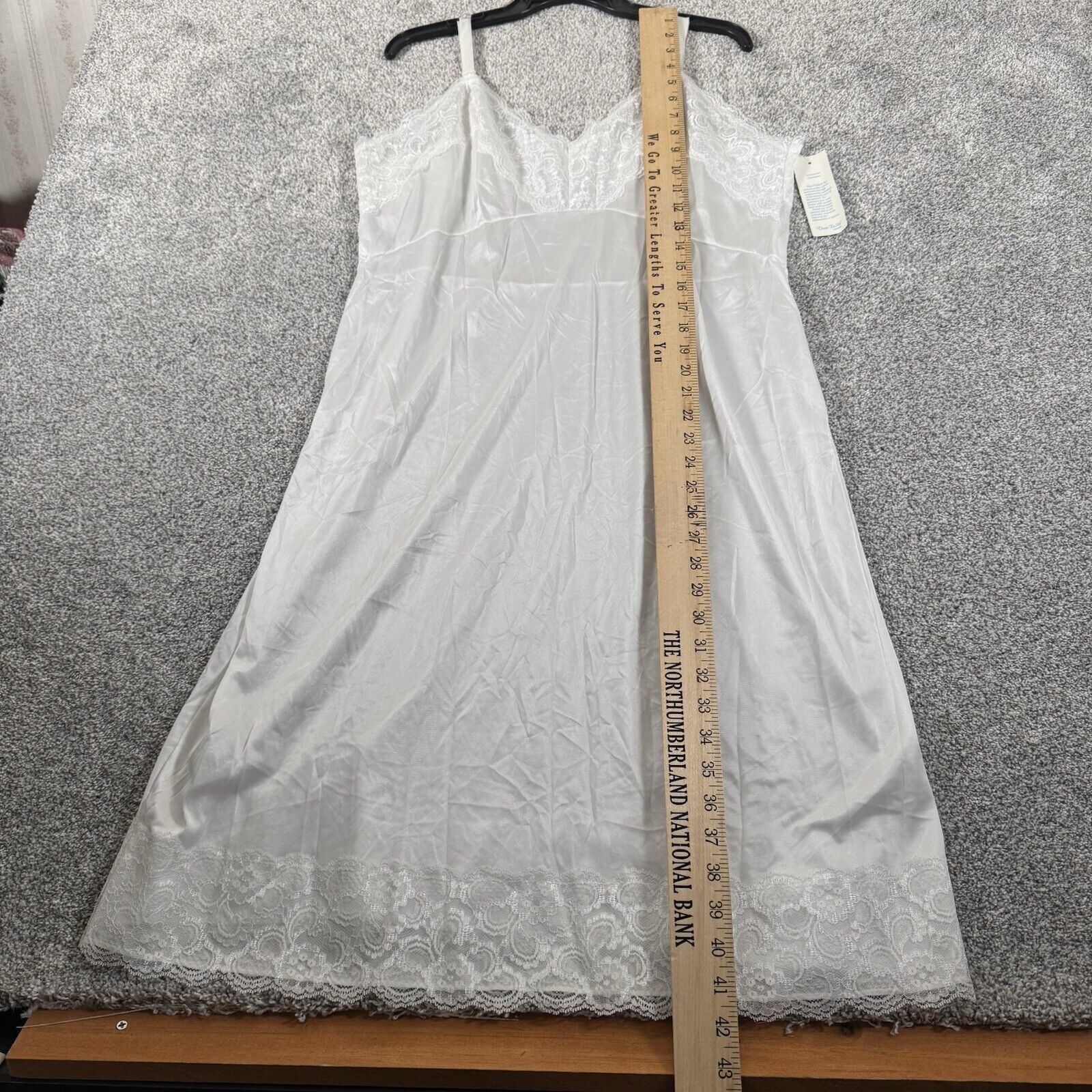 Other Dixie Belle Slip Dress 40 Lace Satin Vintage 80s Coquette Size ONE SIZE - 5 Thumbnail