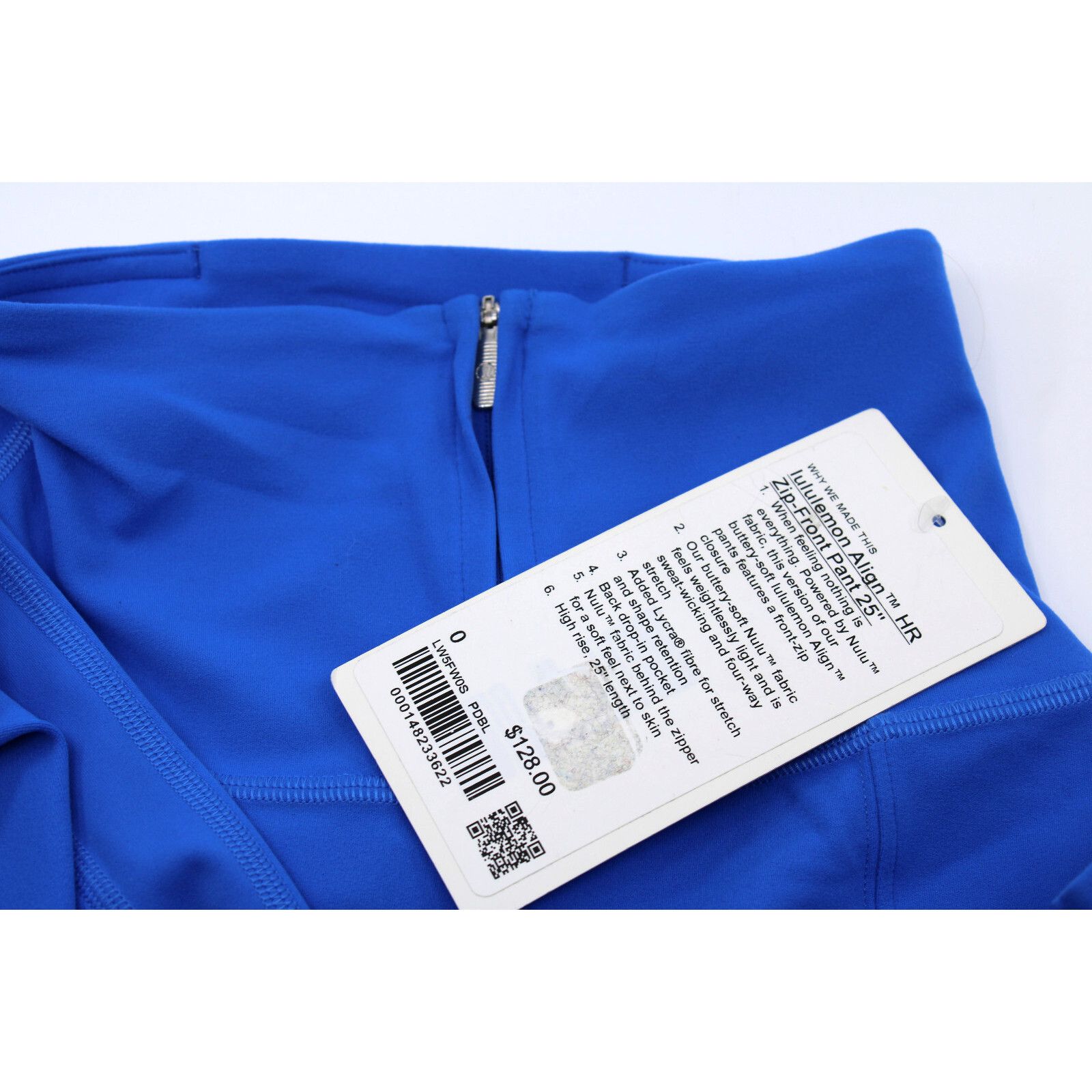 Lululemon New Lululemon Align HR Zip-Front Pants 25" Blue Size 0 $128 Size 25" / US 0 / IT 36 - 3 Thumbnail