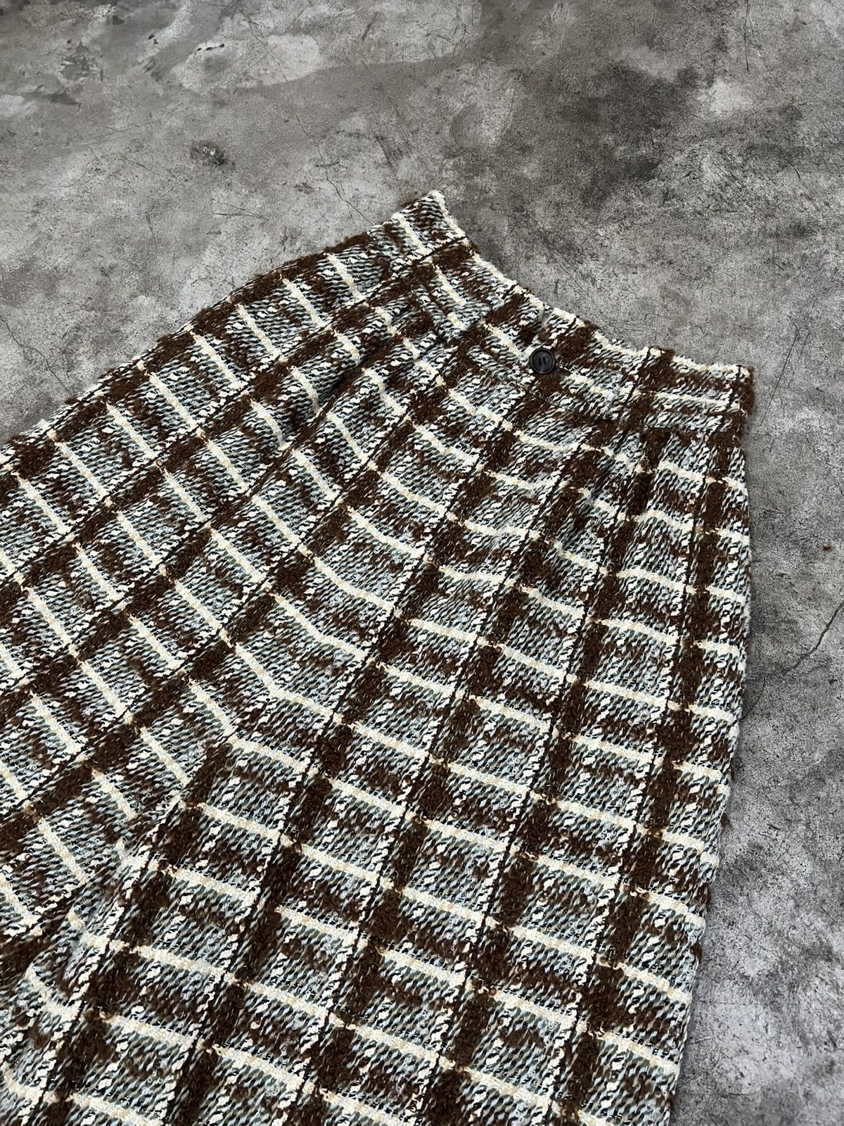 Yohji Yamamoto Y’s By Yohji Yamamoto Tweed Wide Leg Pants Size US 31 - 2 Thumbnail