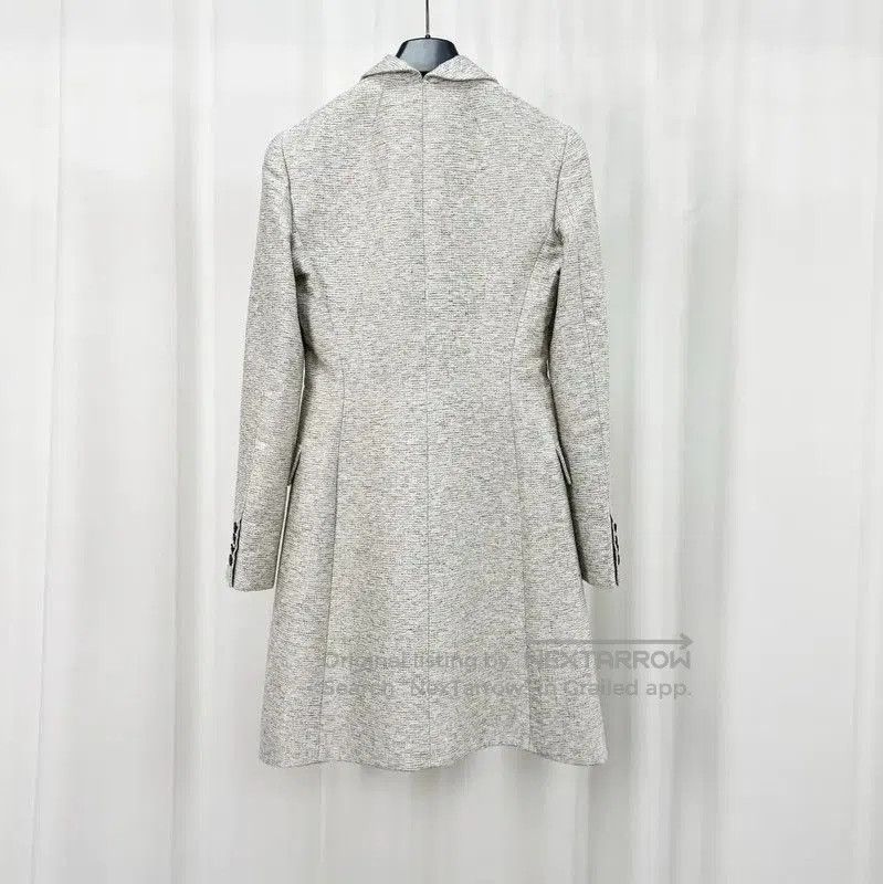 Dior Dior Wool Blend Women's Coat in Light Gray . Size XS / US 0-2 / IT 36-38 - 2 Thumbnail