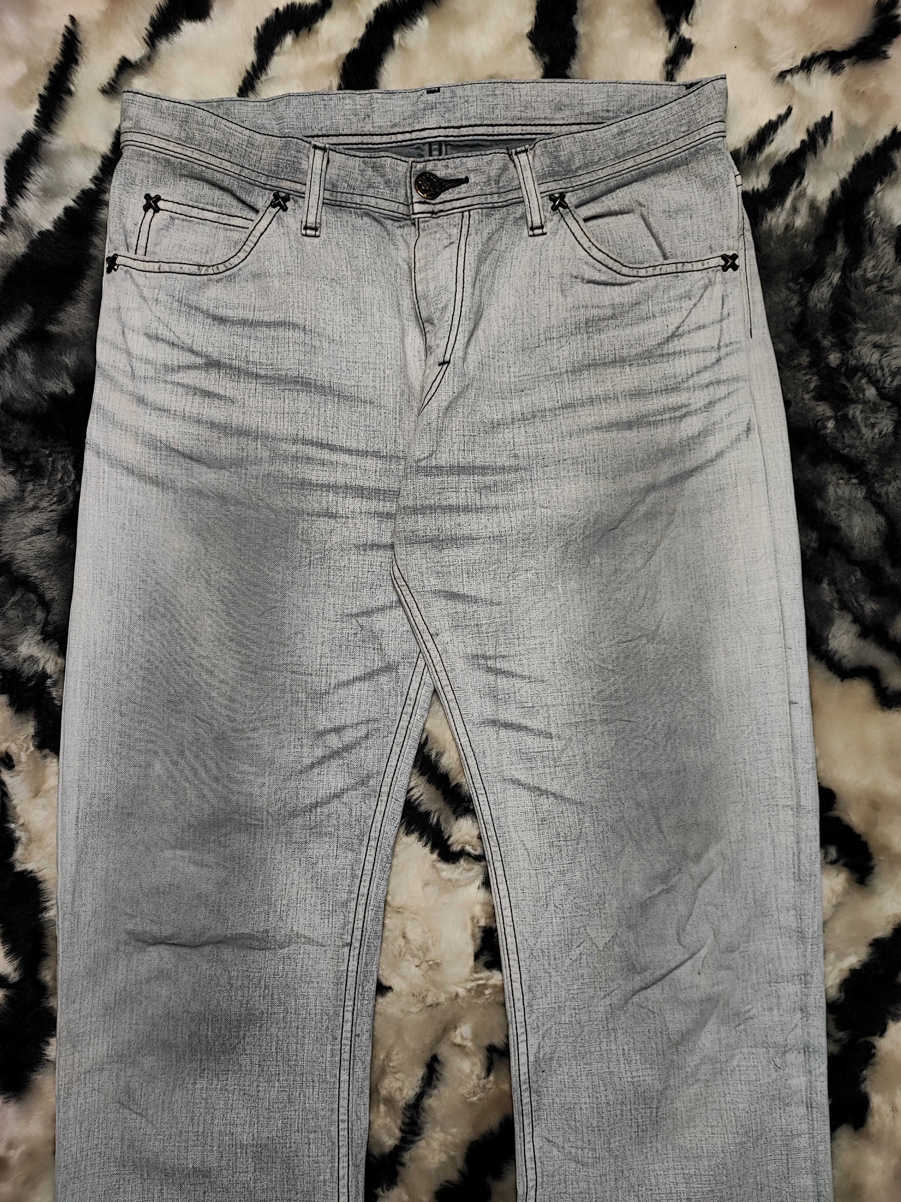 Lee × Vintage VINTAGE TRASHED LEE RIDER LIGHT WASH Size US 31 - 6 Thumbnail
