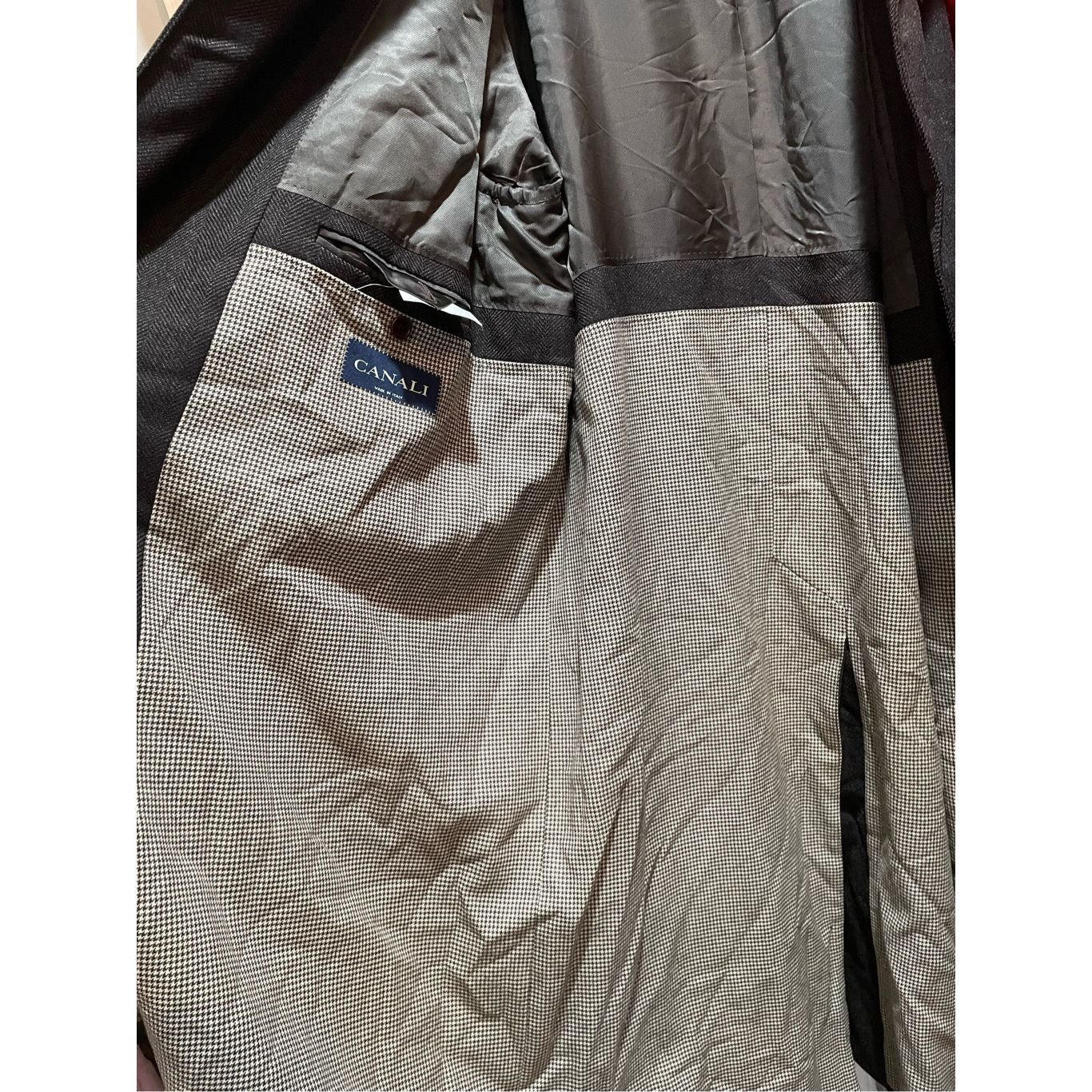 Saks Fifth Avenue SAKS FIFTH AVENUE CANALI Wool Winter Top Coat 100% Pure New Size US L / EU 52-54 / 3 - 7 Thumbnail