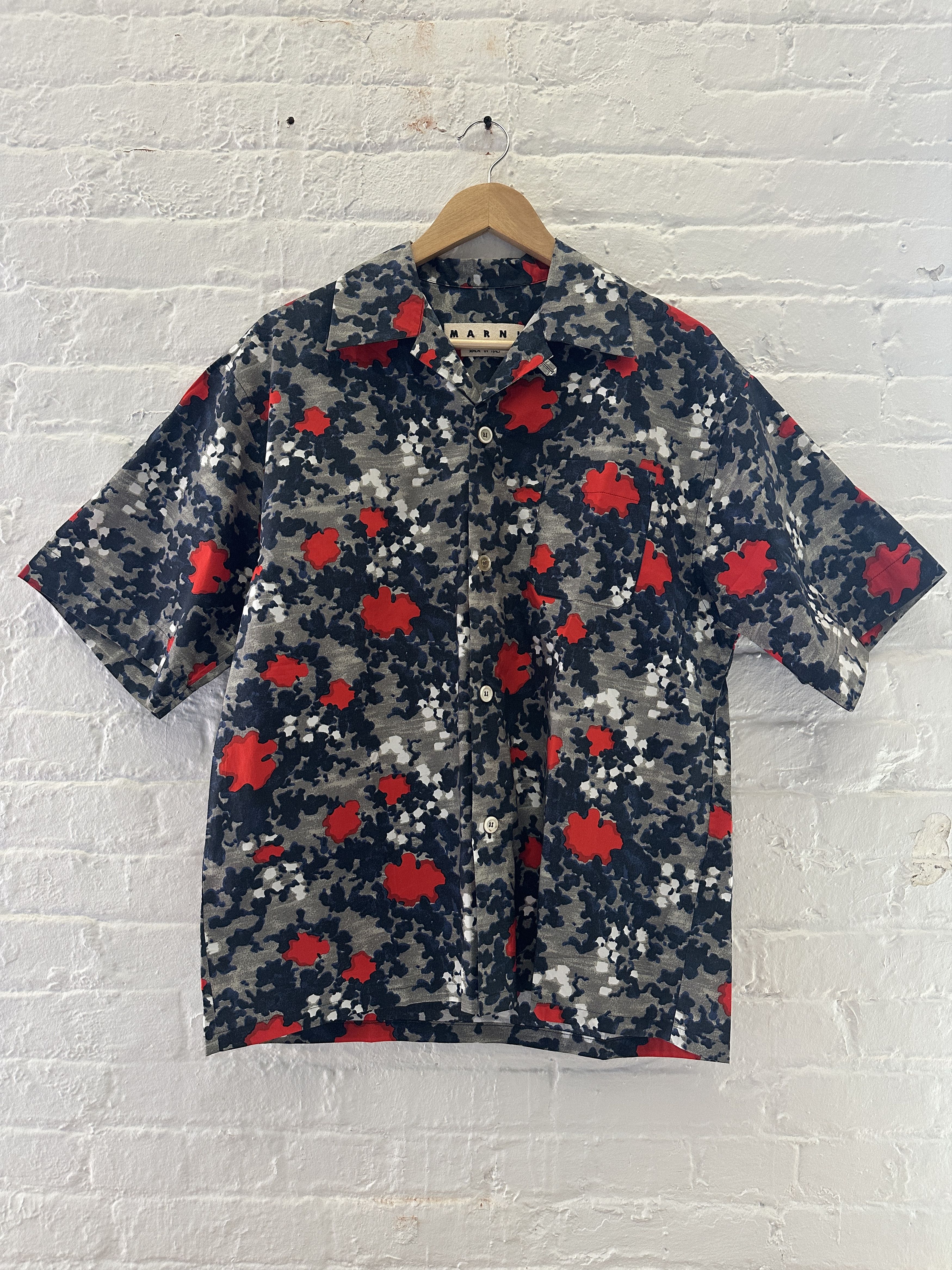 Marni Marni Camp Collar Shirt Size US M / EU 48-50 / 2 - 1 Thumbnail