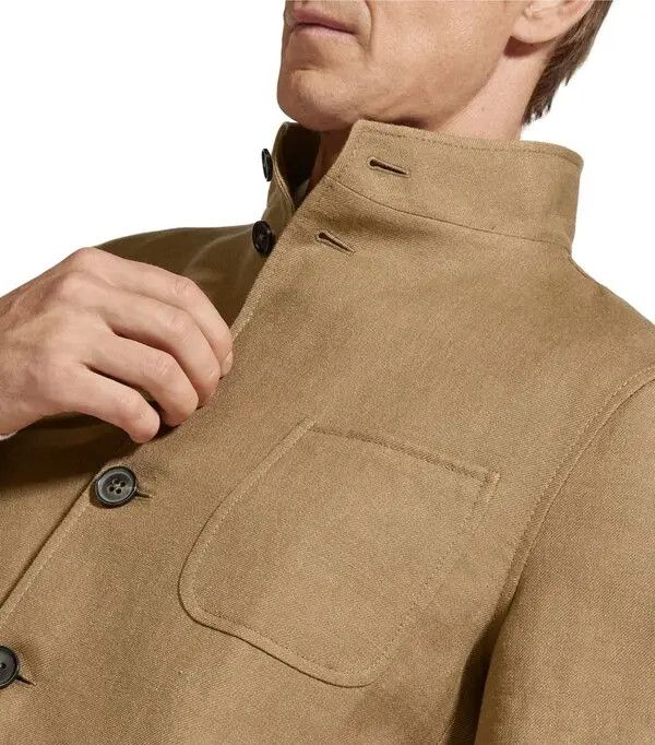 Ermenegildo Zegna o1s1rm0225 R776C50A Jacket in Brown Size US XL / EU 56 / 4 - 2 Thumbnail