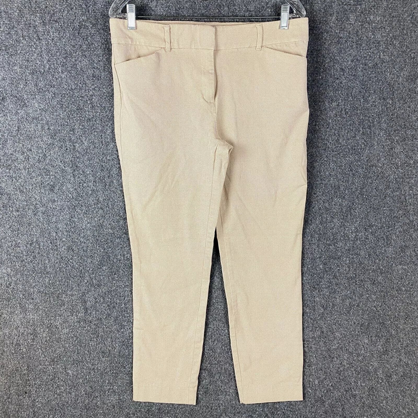 Other New York & Company Pants Women's Size 12 Capri Beige Cotton Size 34" / US 12 / IT 48 - 1 Thumbnail