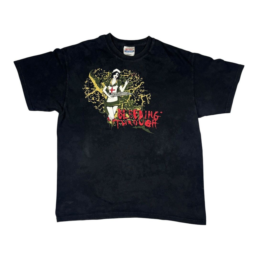 Band Tees Vintage Bleeding Through - Zombie nurse Early 00’s Size US L / EU 52-54 / 3 - 1 Thumbnail