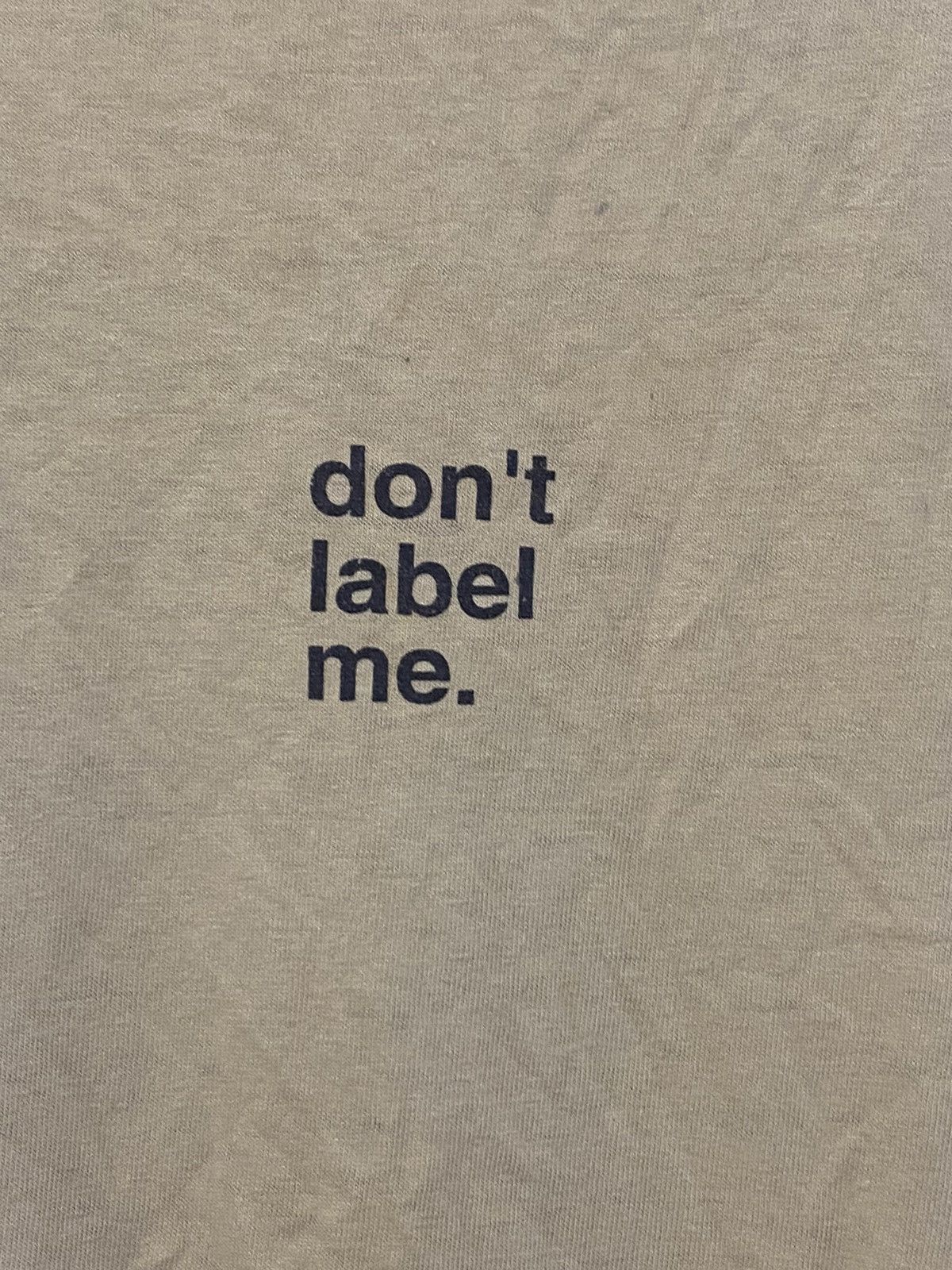 Vintage 💥VINTAGE “SPLIT DONT LABEL ME” DAMAGE SKATE SHIRT Size US L / EU 52-54 / 3 - 3 Thumbnail