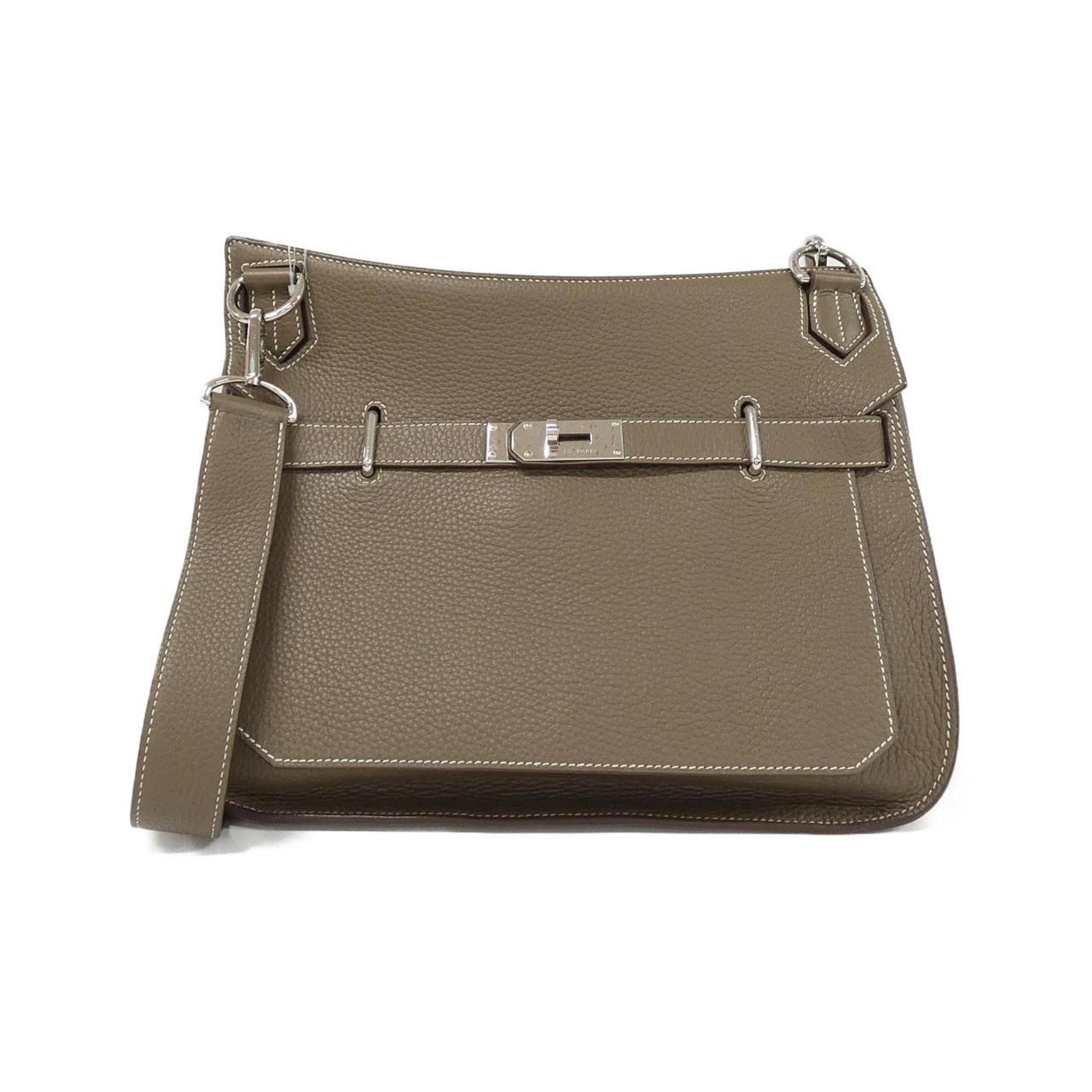 Hermes Gypsiere 34Cm 056359Ck Shoulder Bag in Grey, Women's