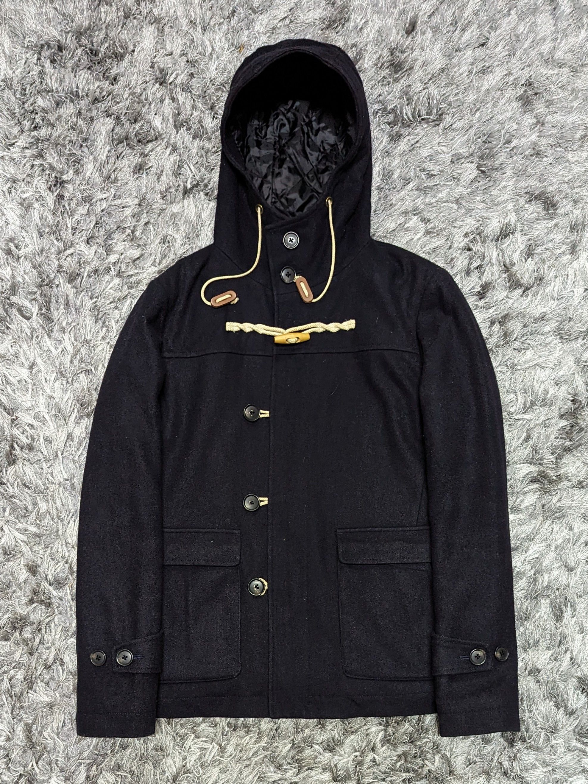 Japanese Brand × Journal Standard × Winter Session Vintage Journal Standard  Jacket Relume Heavy Coat Hoodie | Grailed