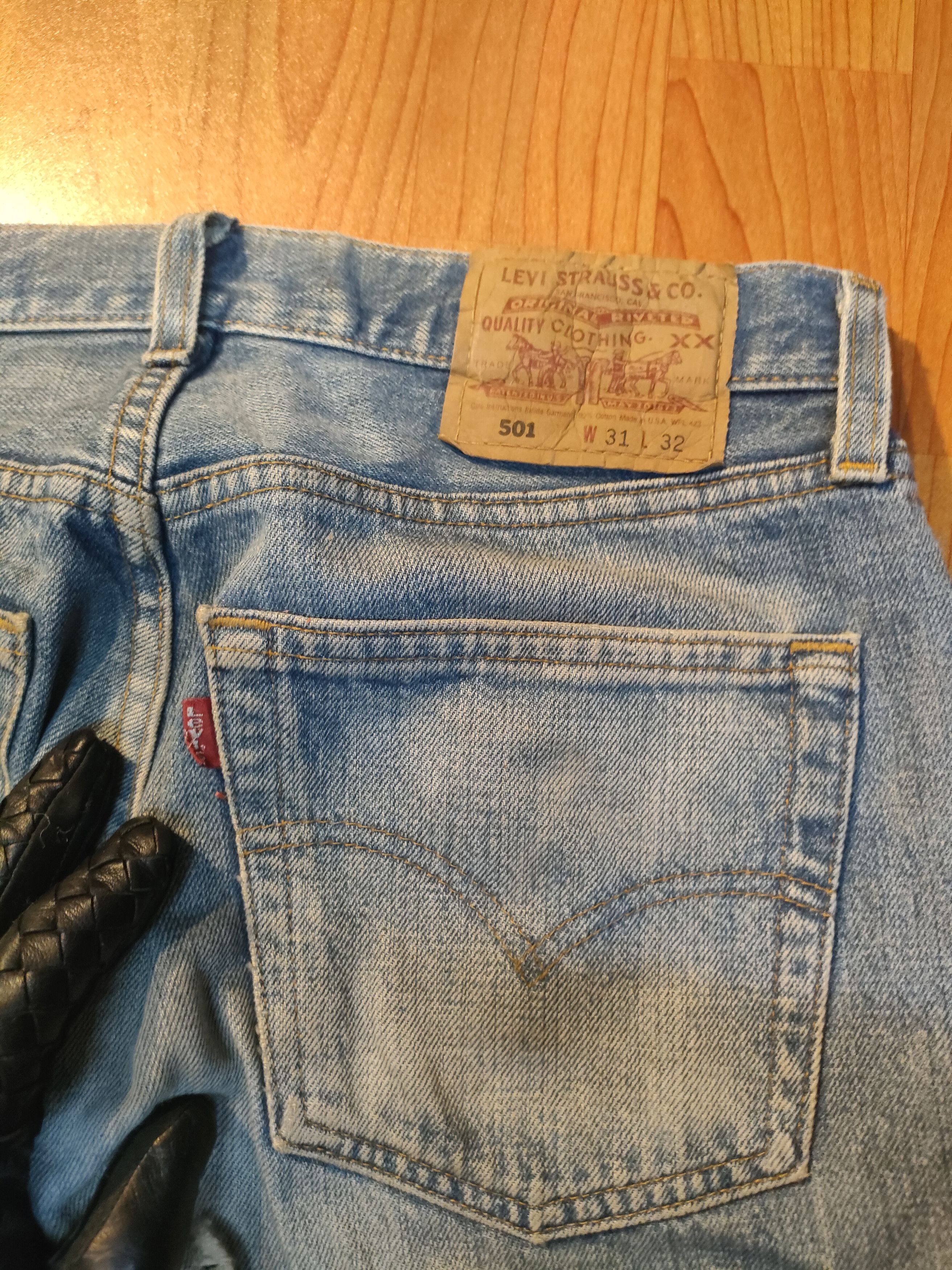 Levi's Vintage Clothing × Vintage Distressed Vintage 90s Levis 501 Jeans Size US 31 - 3 Thumbnail