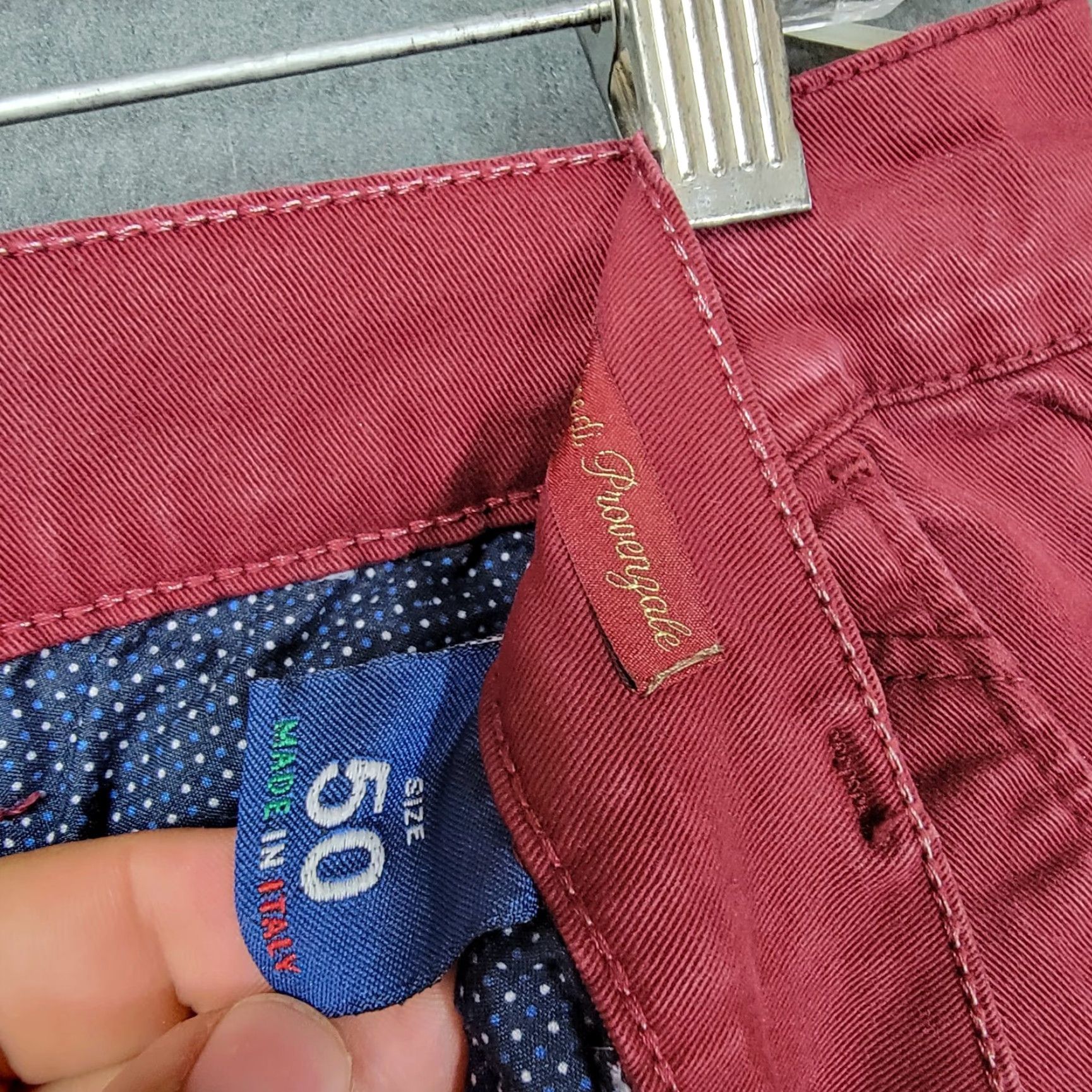 Vintage **PROVENZALE Mens Size 50 Red Jeans** User: PROVENZALE Mens Size 50 Red Jeans Size US 34 / EU 50 - 3 Thumbnail