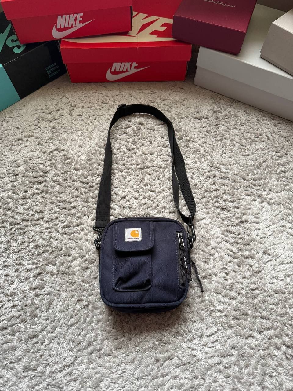 Carhartt 00s Carhartt Vintage Crossbody Shoulder Mini Bag Rare Y2K Size ONE SIZE - 2 Thumbnail