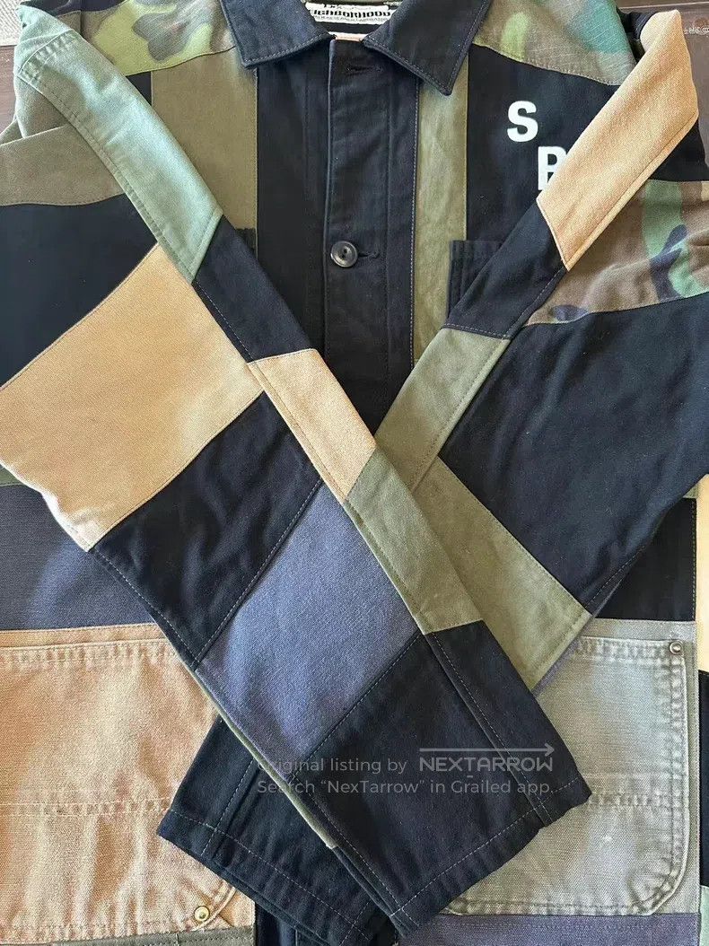 Neighborhood Neighborhood Camouflage Patchwork Four Pocket Jacket Size US L / EU 52-54 / 3 - 5 Thumbnail