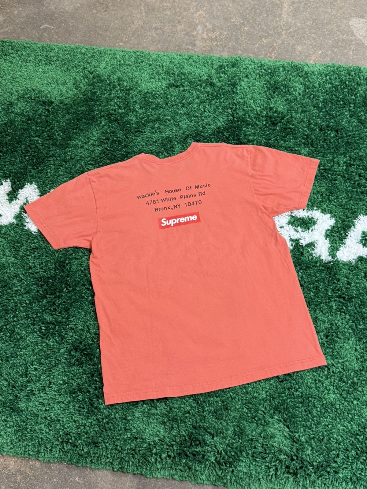 Supreme × Vintage 2013 Supreme x Wackies Records Lion Store Box Logo Tee XL Size US XL / EU 56 / 4 - 2 Thumbnail