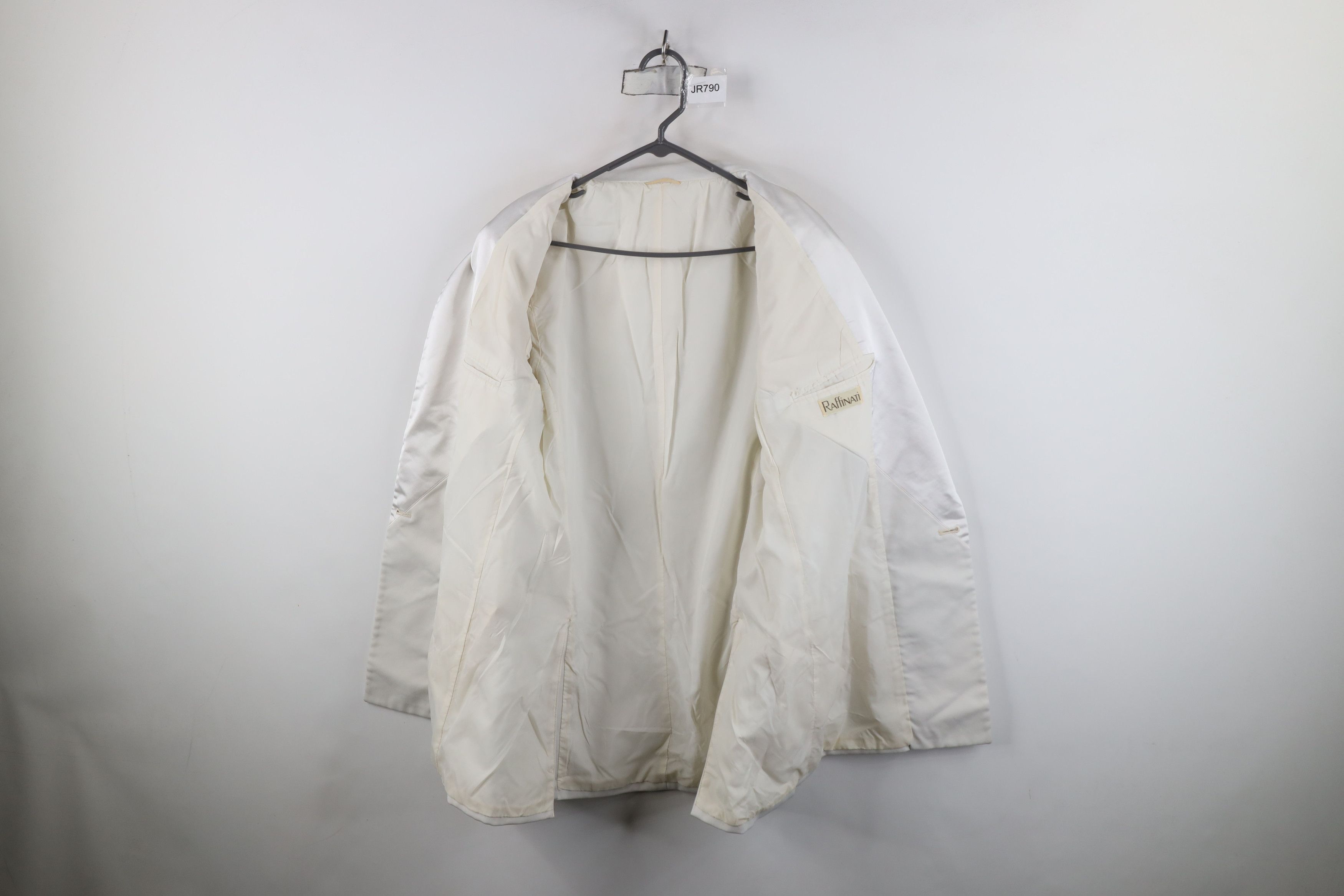 Vintage Vintage 80s 90s Streetwear Tuxedo Prom Suit Jacket White Size US XL / EU 56 / 4 - 10 Thumbnail