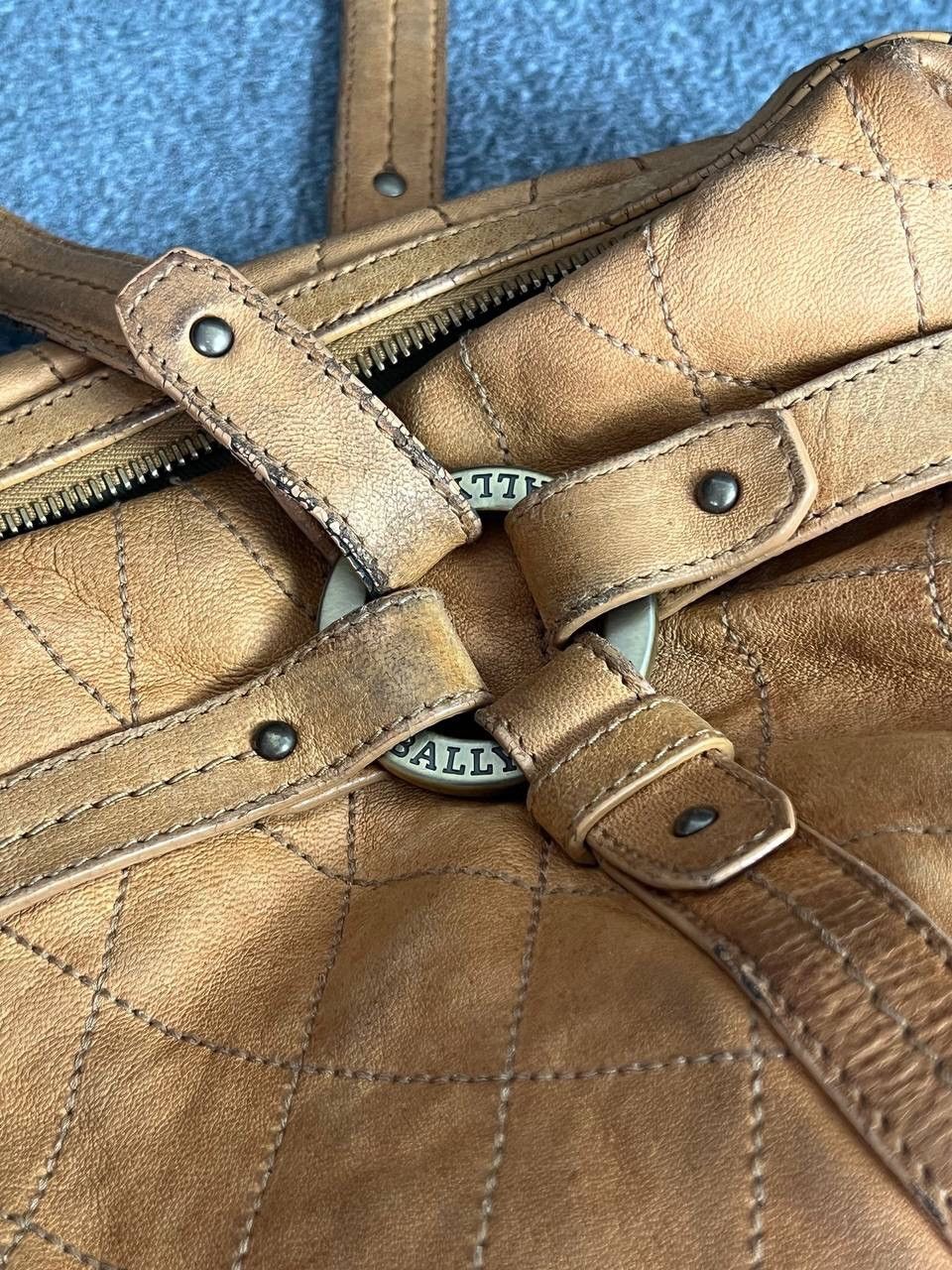 Bally Bally Vintage 90's Luxury Leather Retro Handle Bag Size ONE SIZE - 2 Thumbnail