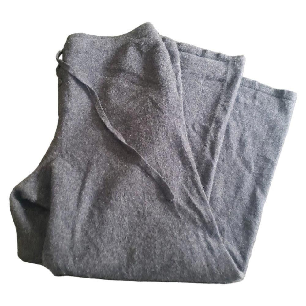 Designer CT888 Hammacher Schlmmer Men"s Dark Gray Cashmere Pant XXL Size US 40 / EU 56 - 2 Thumbnail