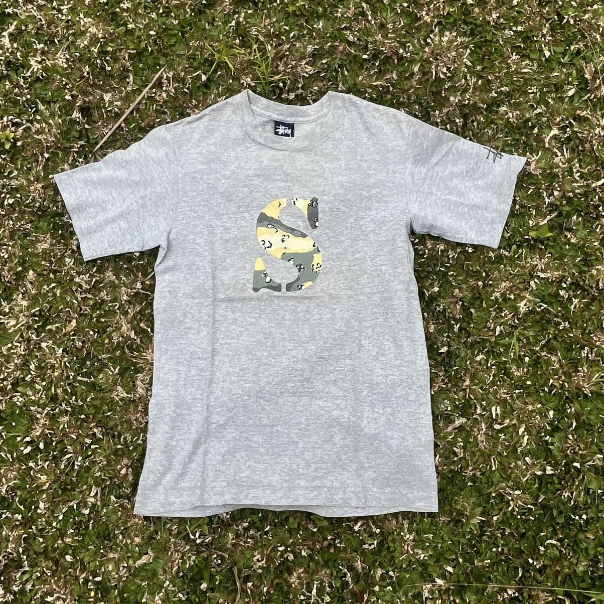 Stussy Stussy Vintage 90s Camouflage Logo Tee Size US S / EU 44-46 / 1 - 1 Thumbnail