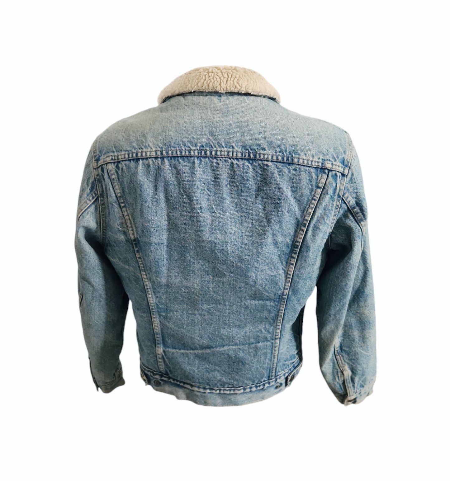 Levi's × Vintage LEVI'S TRUE VINTAGE SHERPA TRUCKER DENIM JACKET 1970S SZ 40 Size US M / EU 48-50 / 2 - 6 Thumbnail