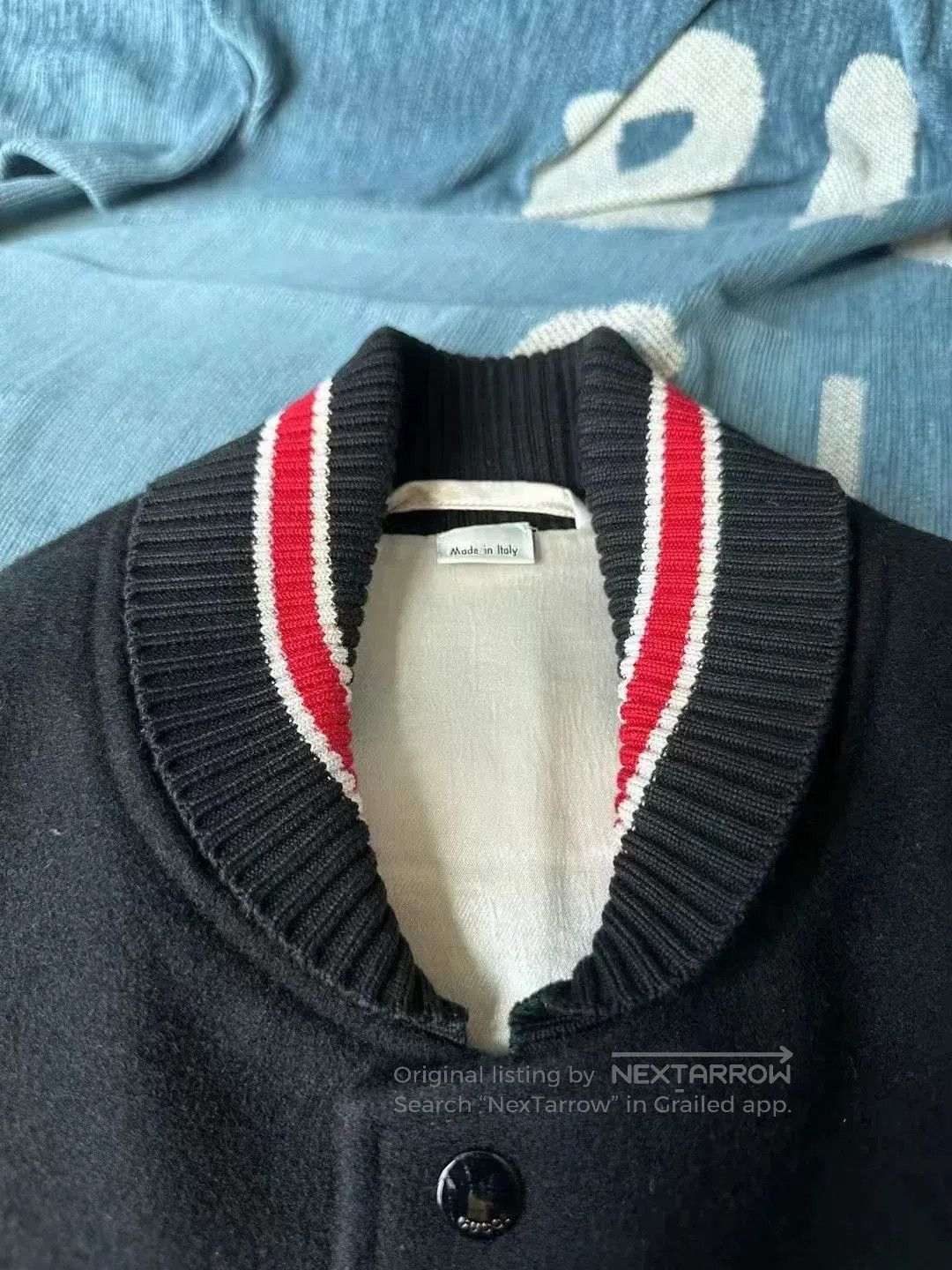Gucci Gucci Leather Sleeve Baseball Jacket. Size US S / EU 44-46 / 1 - 2 Thumbnail