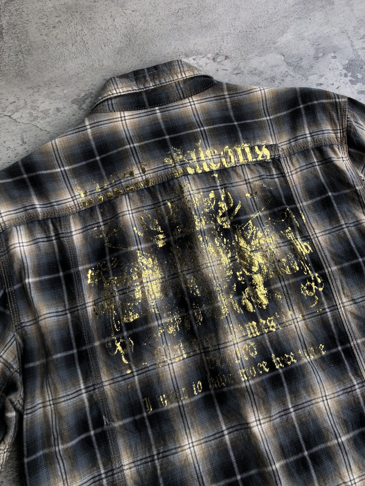 Designer ΩΜΚΟΣ CHECK SHORT SLEEVED SHIRT (Unisex) Size US XL / EU 56 / 4 - 6 Thumbnail