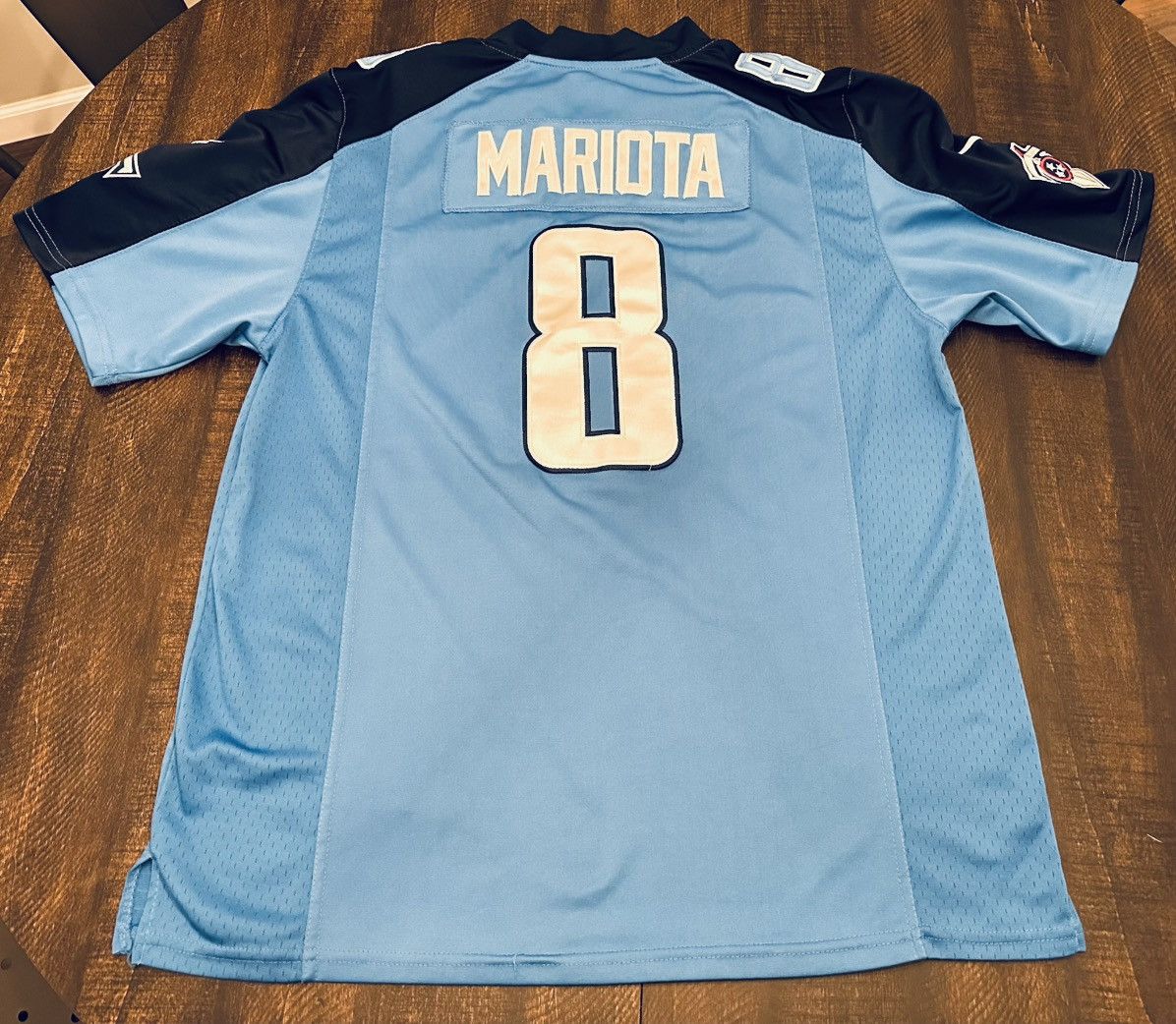 NFL × Nike Nike Stitched Marcus Mariota Tennessee Titans Jersey #8-Lrg Size US L / EU 52-54 / 3 - 7 Thumbnail