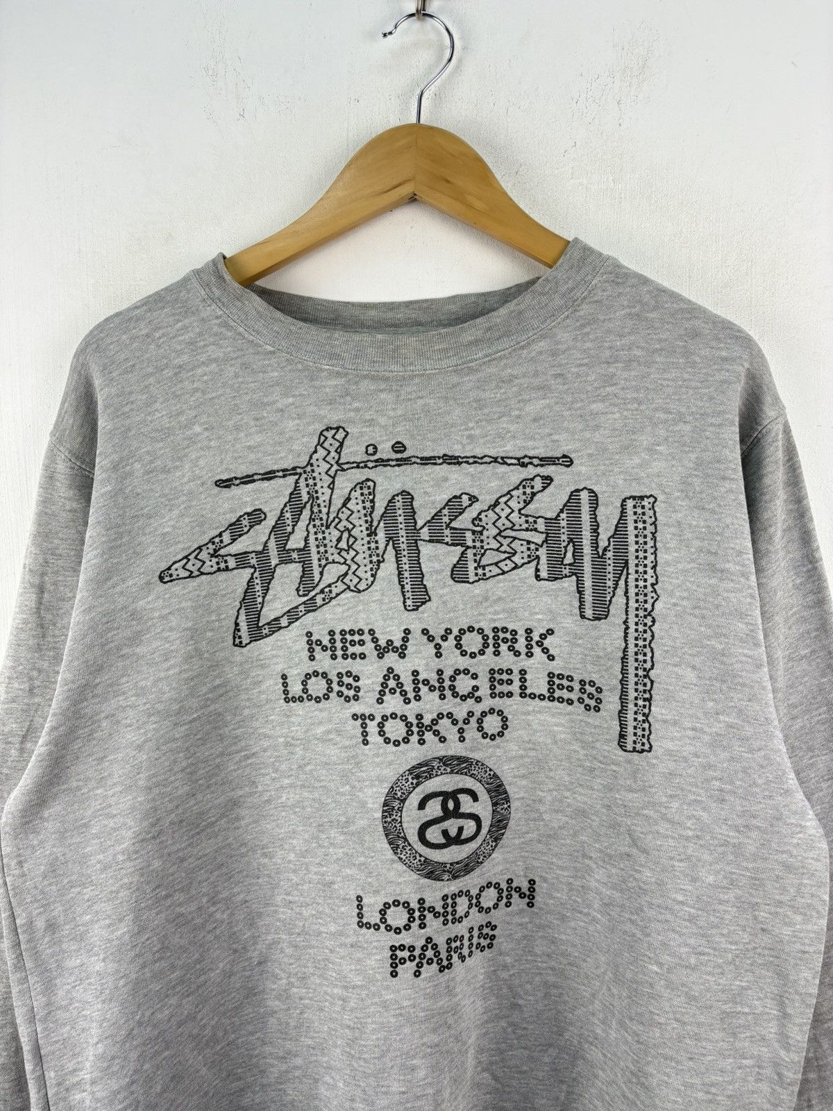 Stussy Stussy Vintage Y2K Sweatshirt Distressed Size US L / EU 52-54 / 3 - 3 Thumbnail