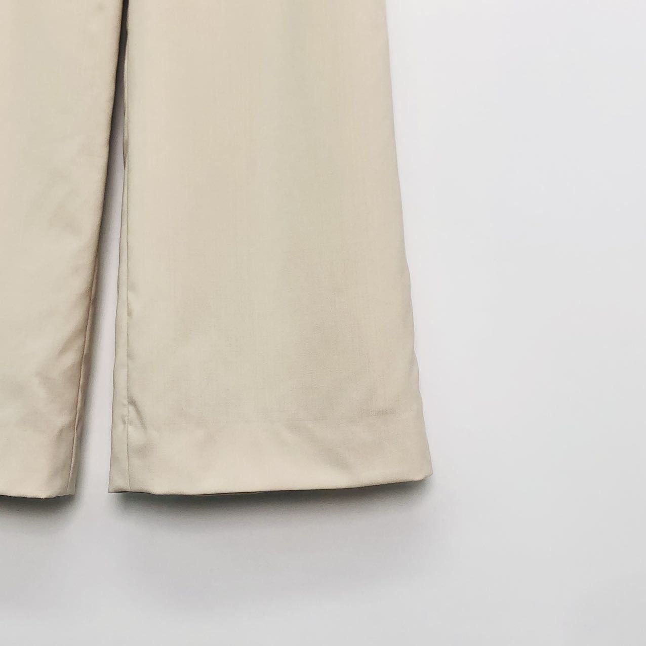 Max Mara Maxmara High Waist Zipper Slim Wide Leg Casual Pants K26WX Size 25" / US 0 / IT 36 - 4 Thumbnail