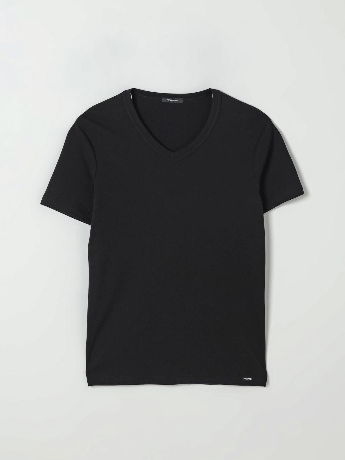 Tom Ford Tom Ford T-Shirt Men Black Size US M / EU 48-50 / 2 - 1 Thumbnail