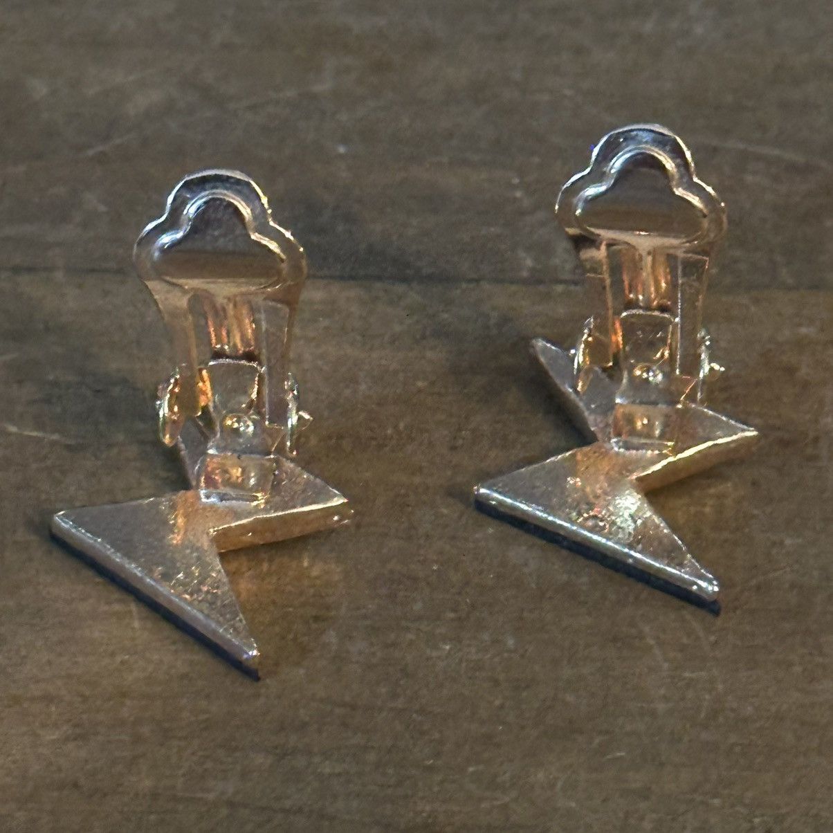 Vintage Vintage modern geometric clip on earrings Size ONE SIZE - 3 Thumbnail